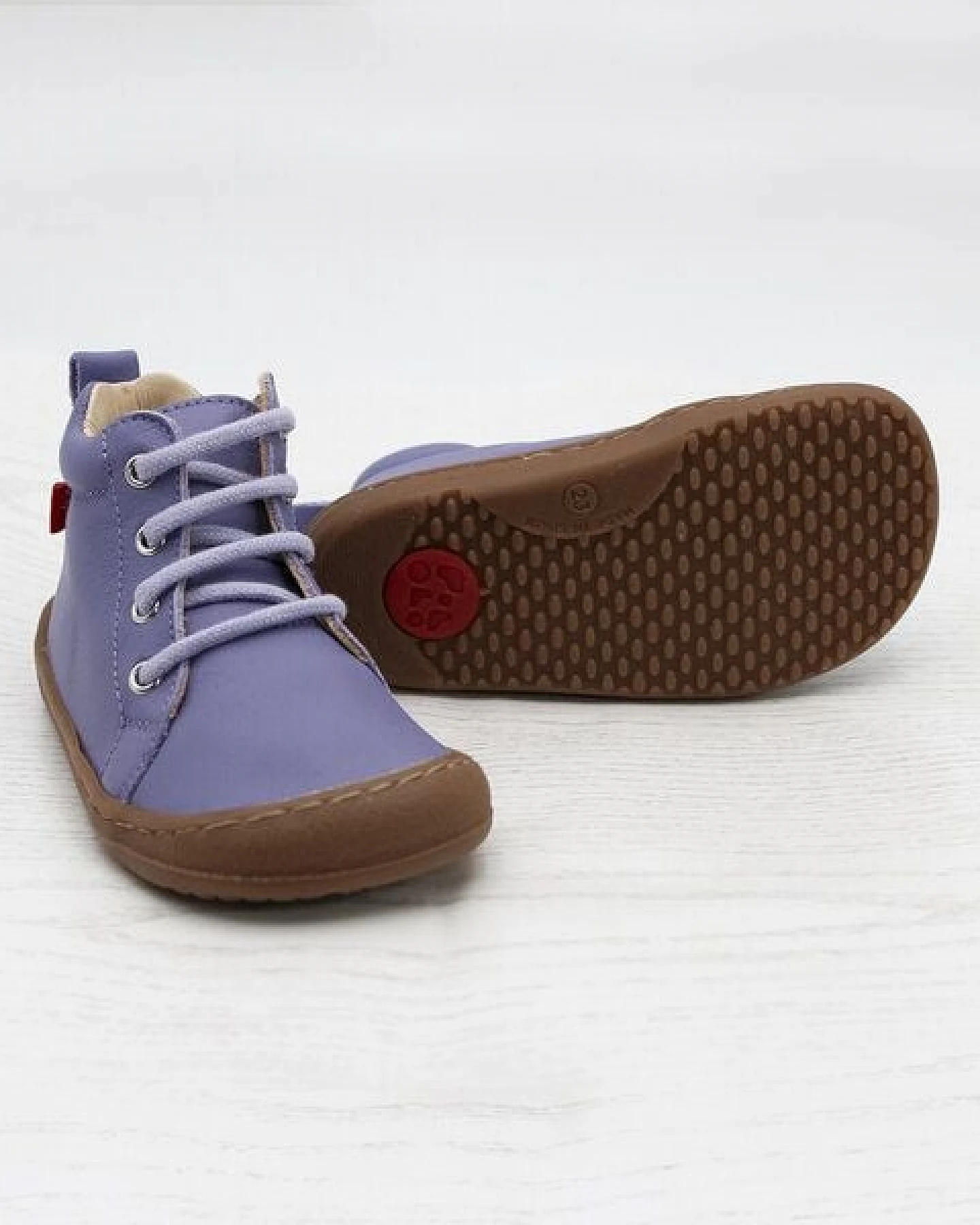 Pololo Barfuß-Halbschuh "ECO" zum Schnüren, aus chromfreiem Leder, unisex – Ansicht 4