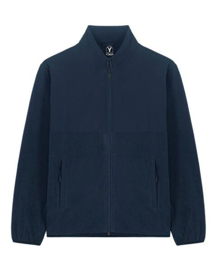 YTWOO Basic Unisex Fleece Jacke aus 100% recyceltem Polyester