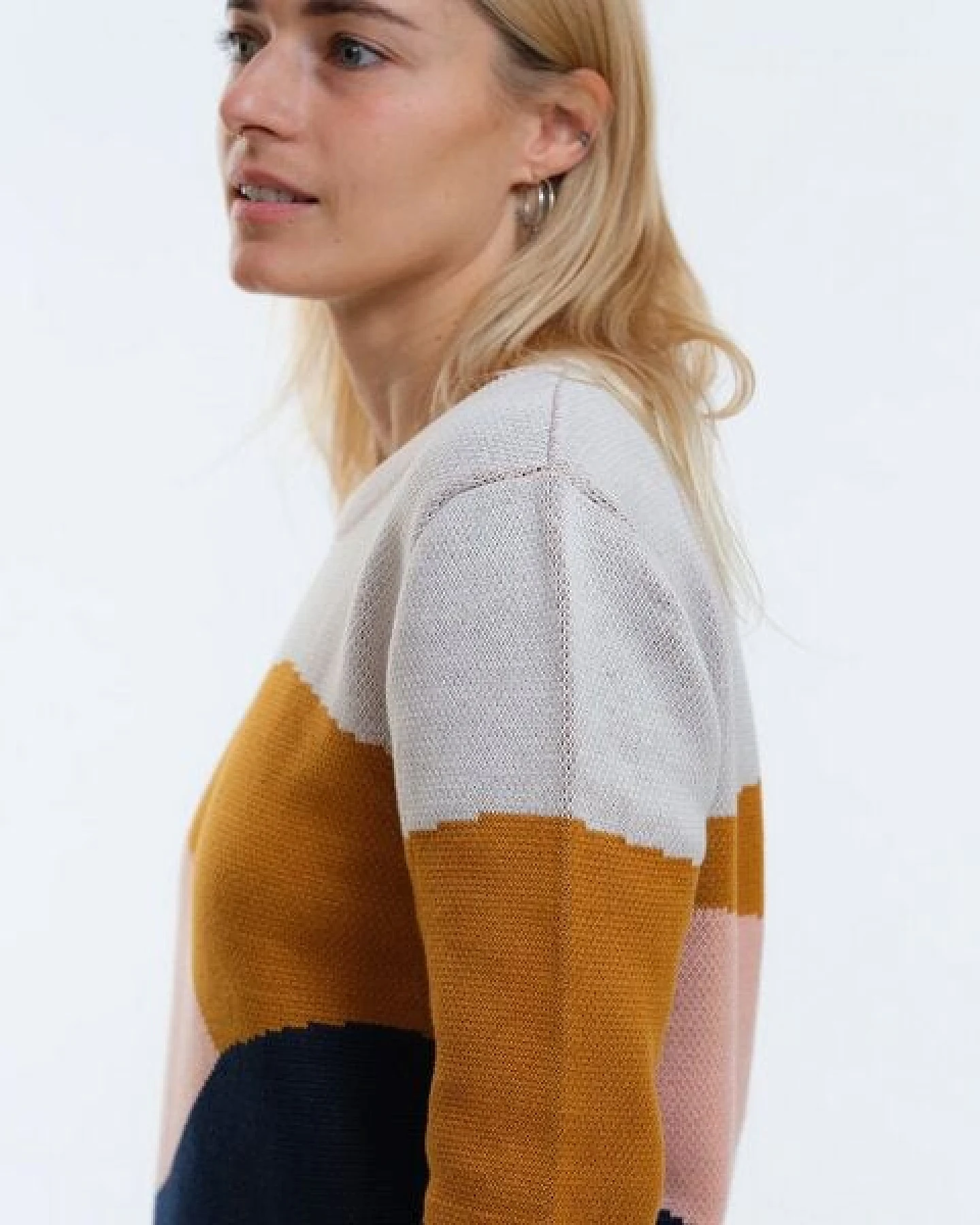 GARY MASH Pullover Lamona aus feinem Jacquardstrick – Ansicht 3