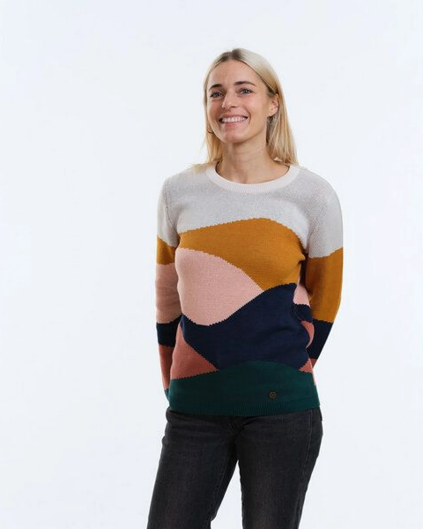 GARY MASH Pullover Lamona aus feinem Jacquardstrick – Ansicht 2