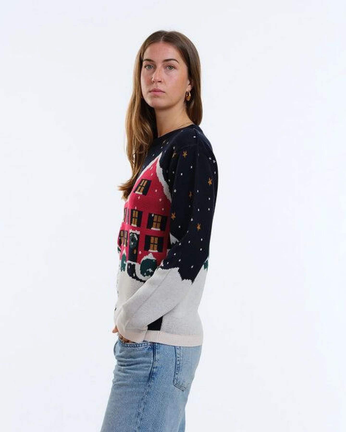 GARY MASH Pullover Lamona aus feinem Jacquardstrick – Ansicht 3