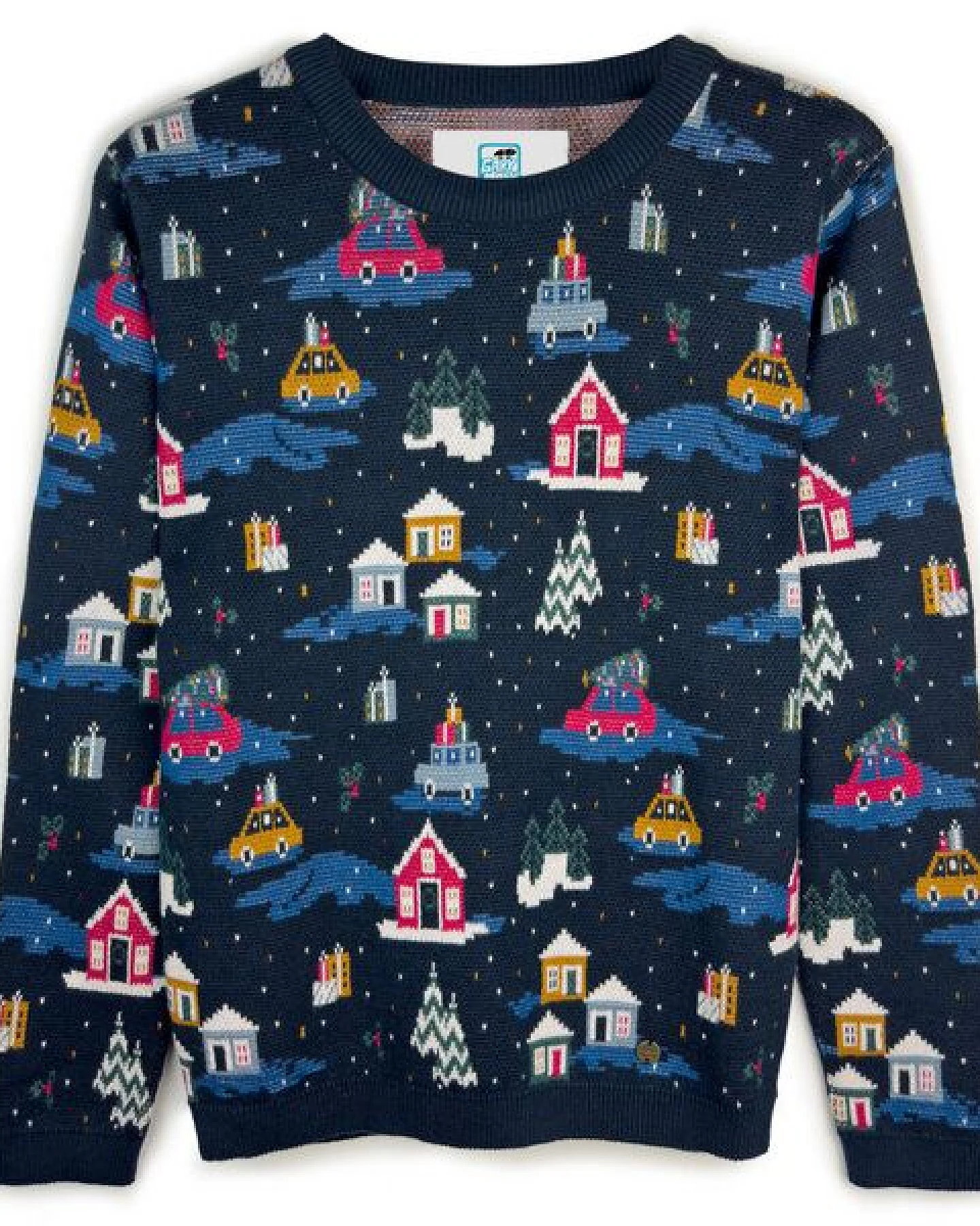 GARY MASH Pullover Lamona aus feinem Jacquardstrick – Ansicht 2