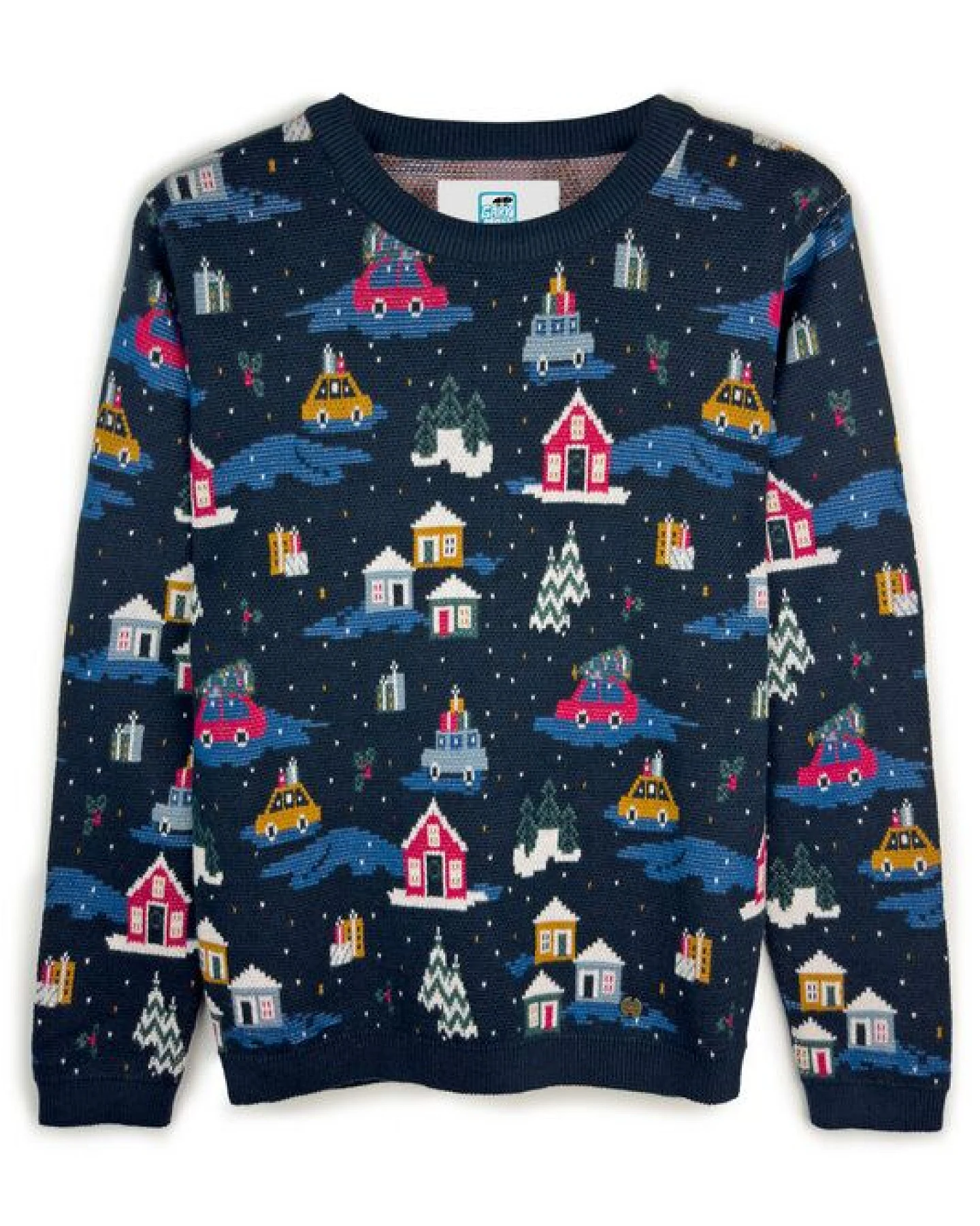 GARY MASH Pullover Lamona aus feinem Jacquardstrick – Ansicht 2