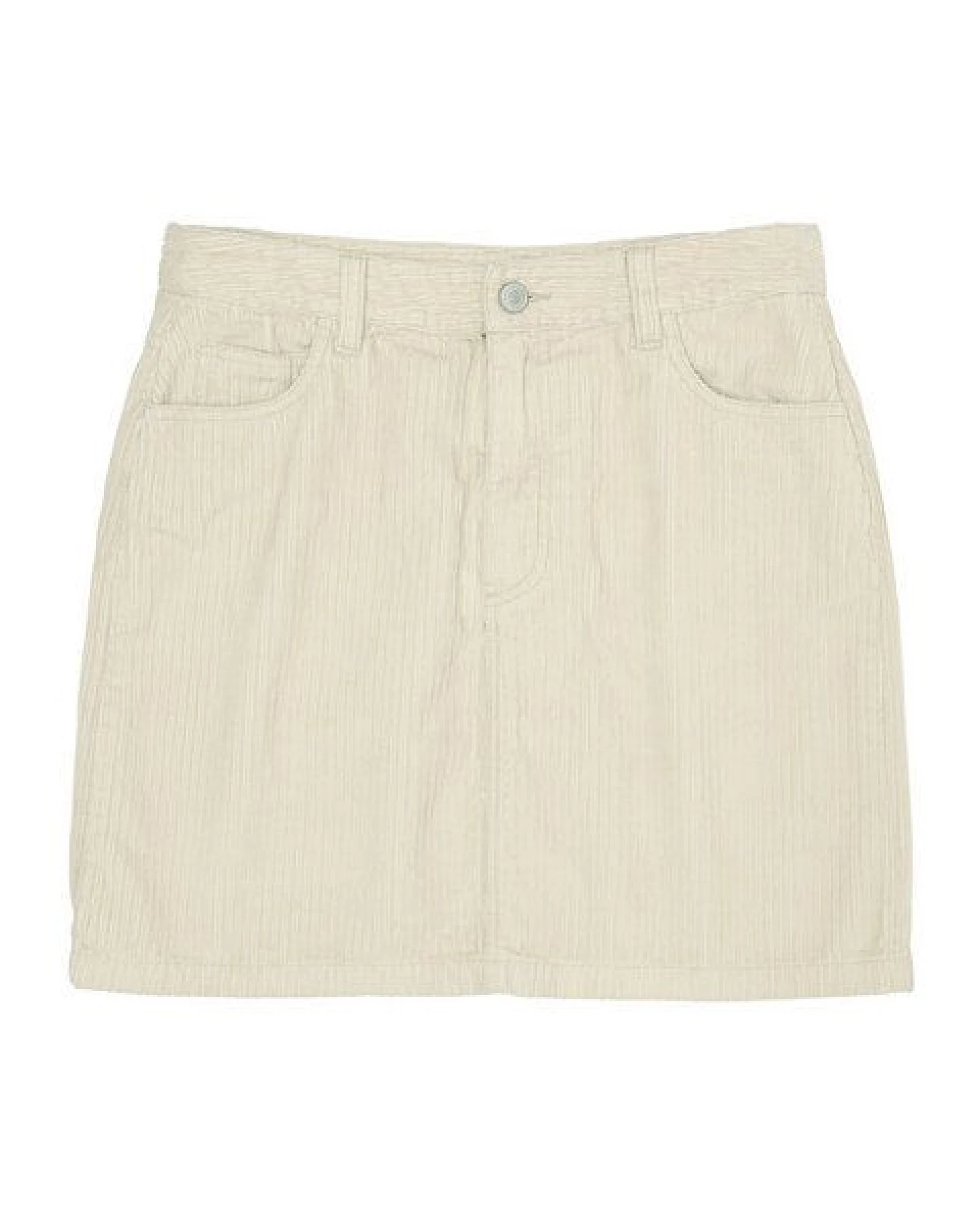 KnowledgeCotton Apparel Cord Rock Irregular Corduroy Skirt aus Bio-Baumwolle – Ansicht 2