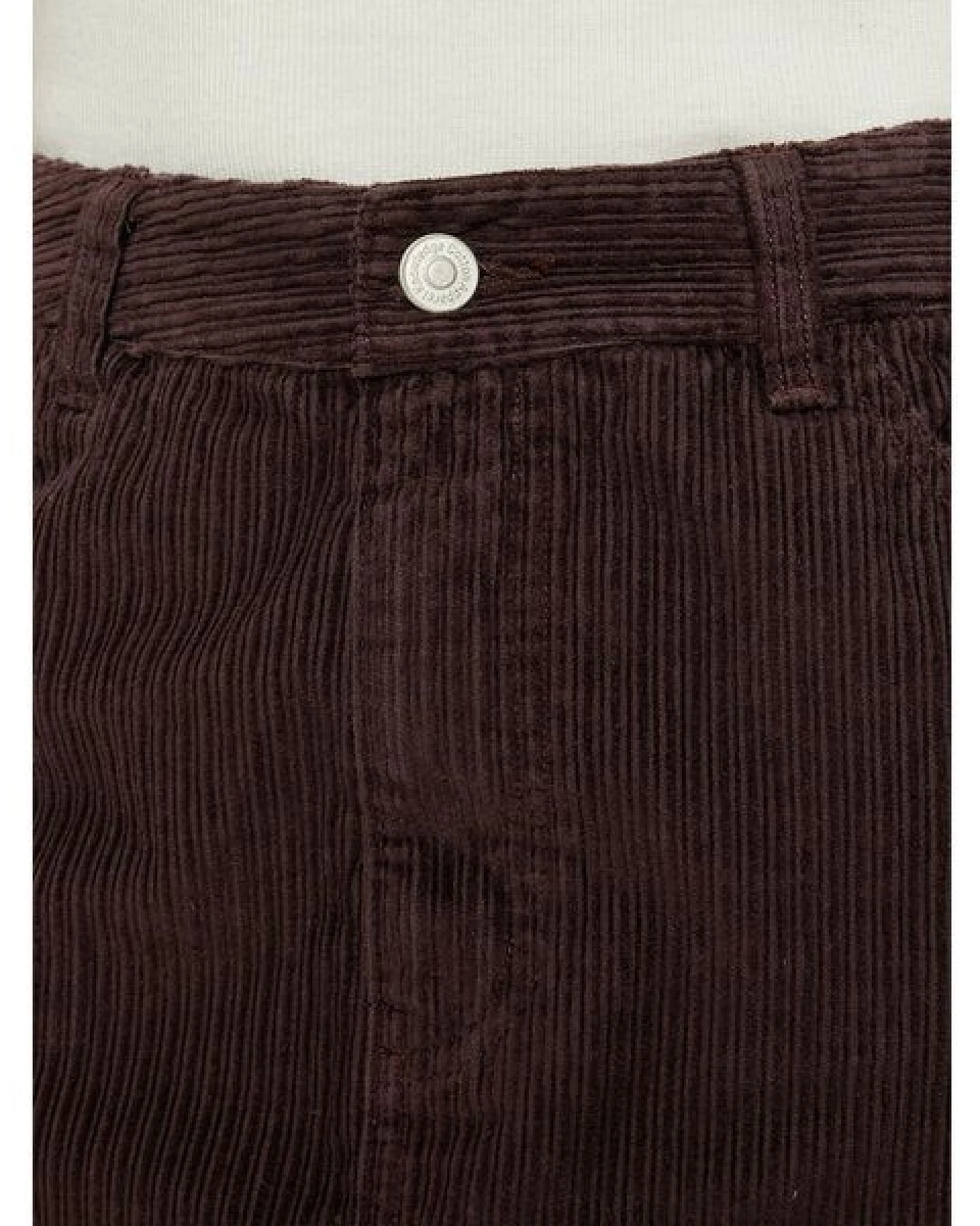 KnowledgeCotton Apparel Cord Rock Irregular Corduroy Skirt aus Bio-Baumwolle – Ansicht 3