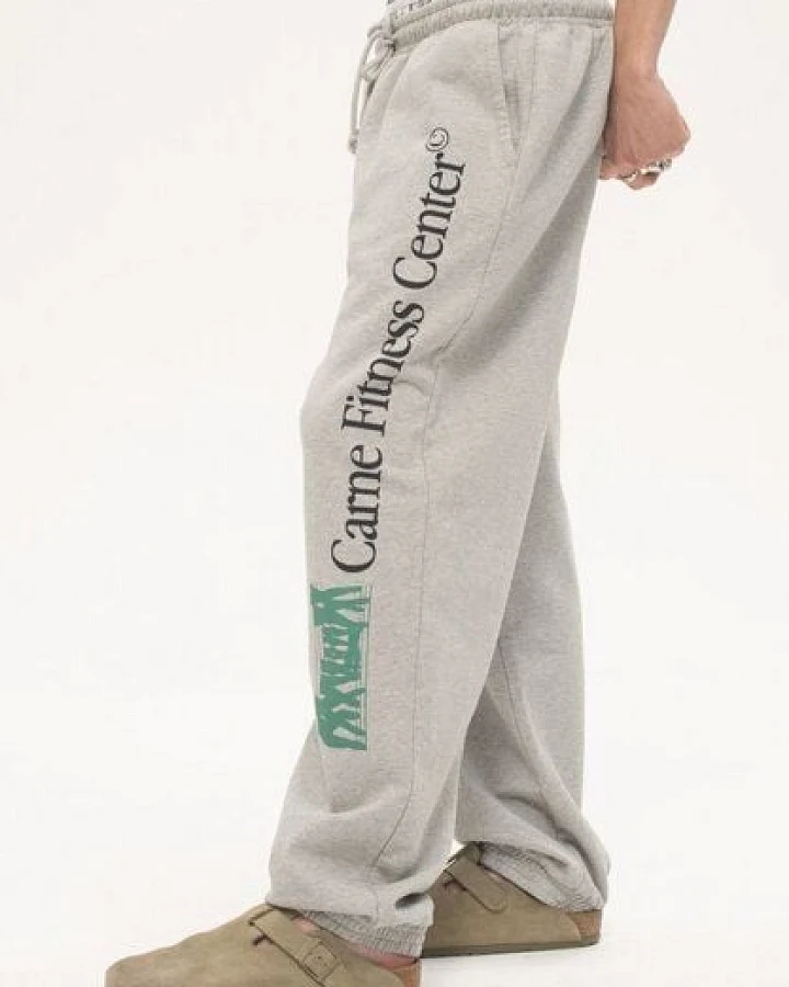 CARNE BOLLENTE Sweat Pants - Carne Fitness Center aus biologisch angebauter Baumwolle
