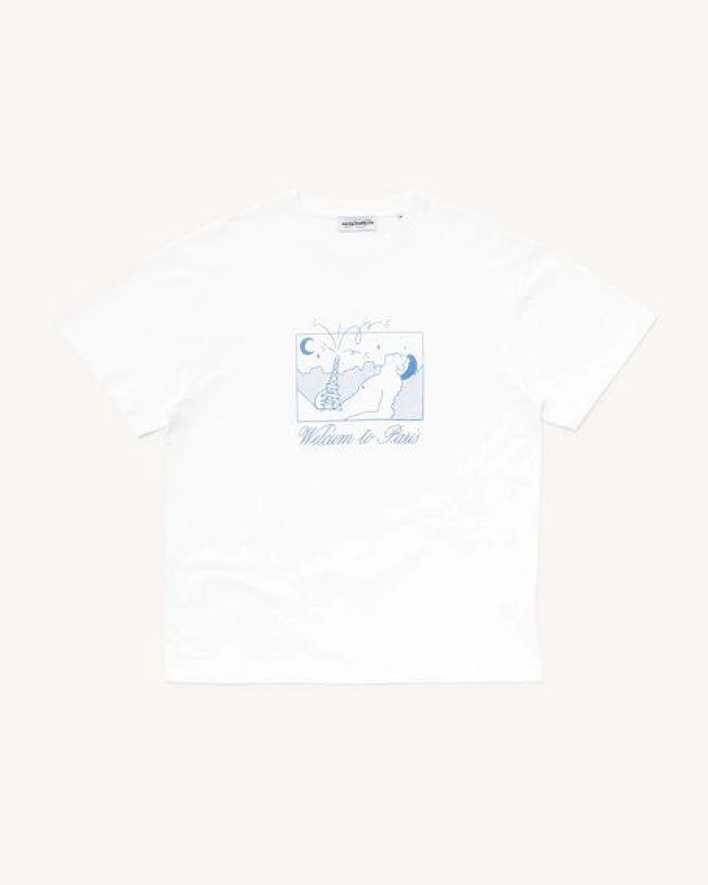CARNE BOLLENTE T-Shirt - Welcum to Paris aus biologisch angebauter Baumwolle – Ansicht 2