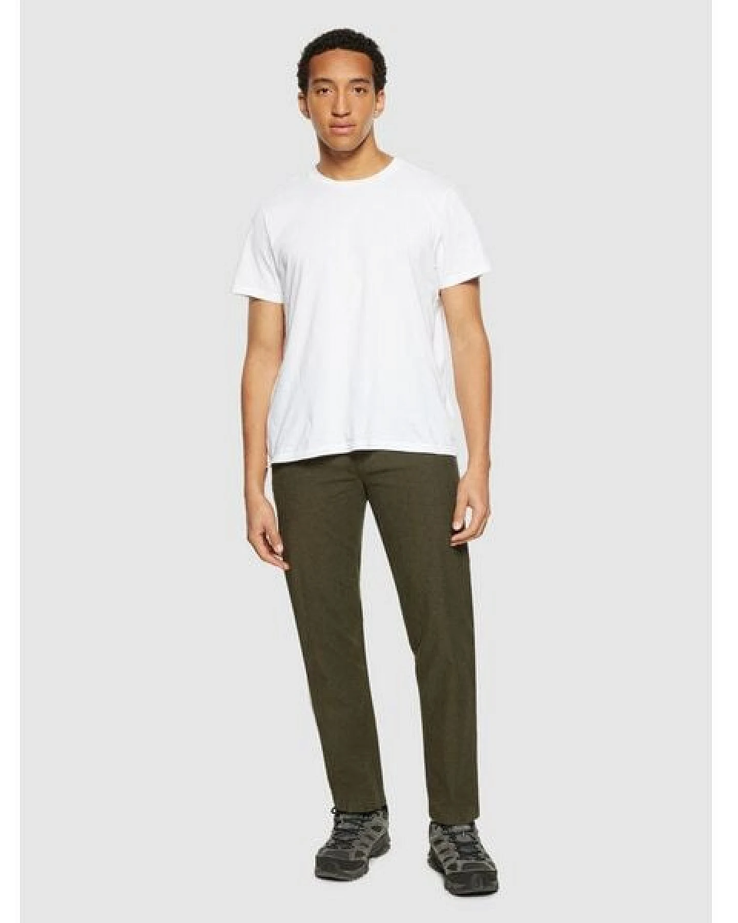 KnowledgeCotton Apparel Chino Hose CHUCK Flannel aus Bio-Baumwolle – Ansicht 3