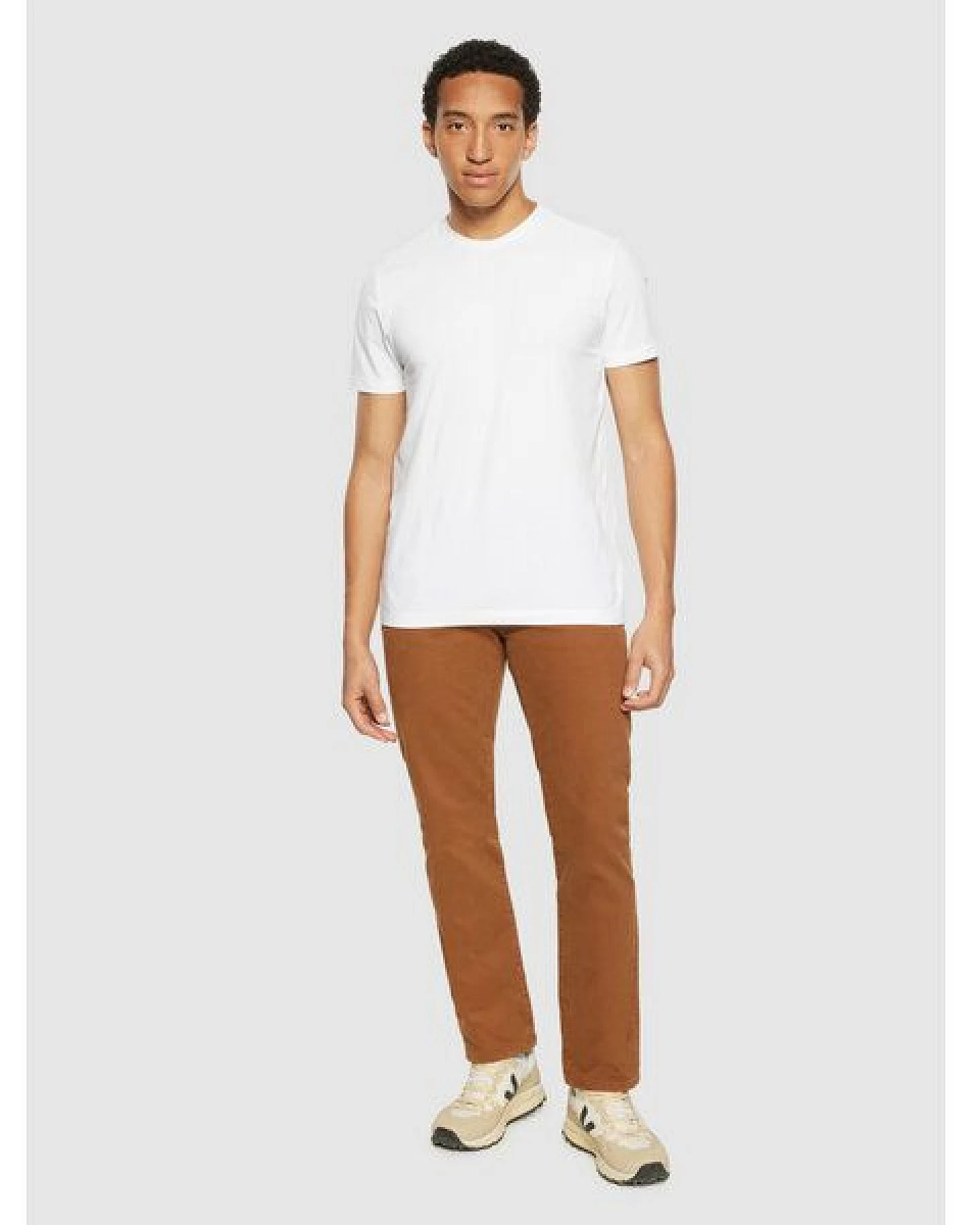 KnowledgeCotton Apparel Chino Hose CHUCK Garment-Dyed 5-Pocket aus Bio-Baumwolle – Ansicht 4