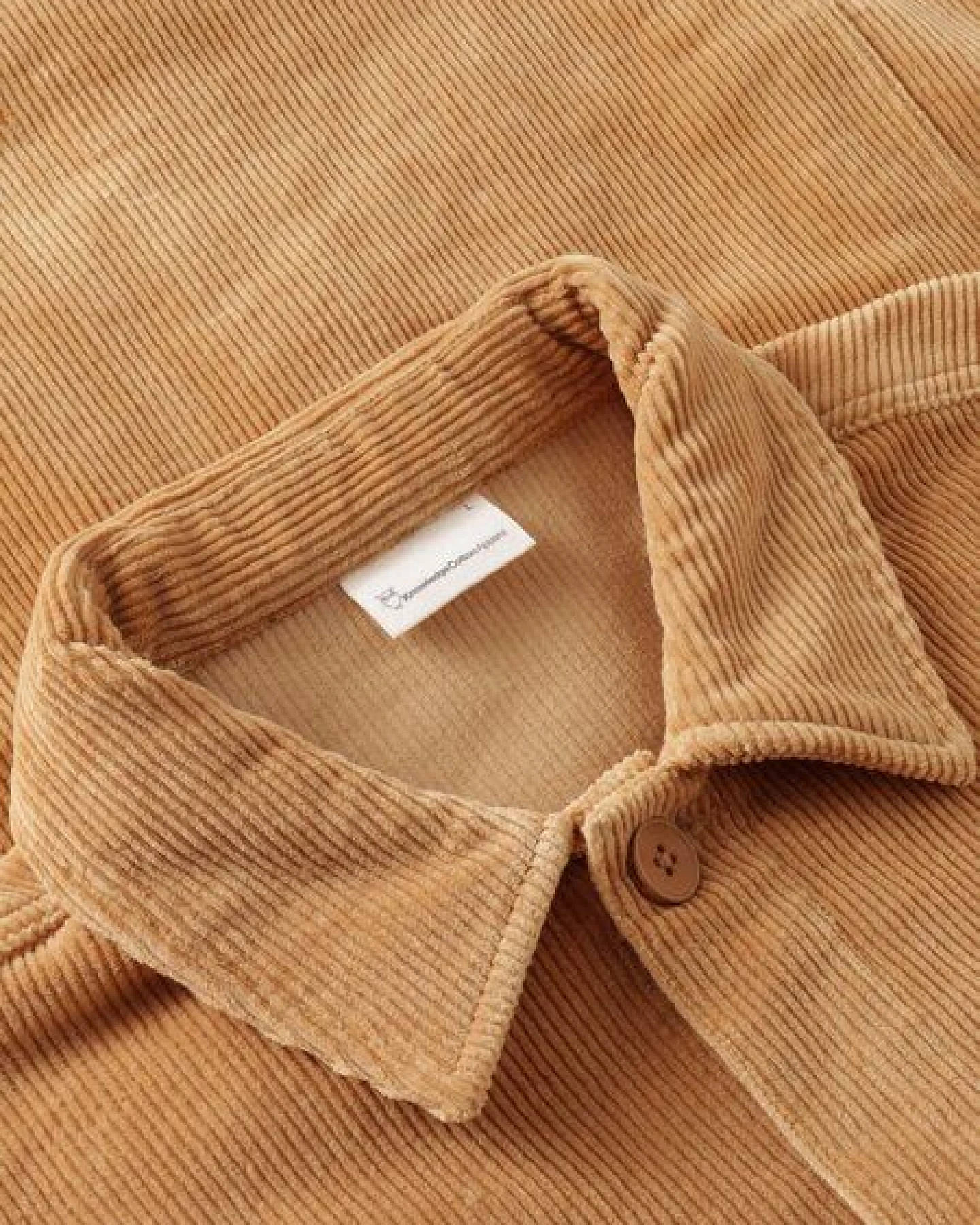KnowledgeCotton Apparel Cord-Hemd 8-WALES Overshirt aus Bio-Baumwolle – Ansicht 3