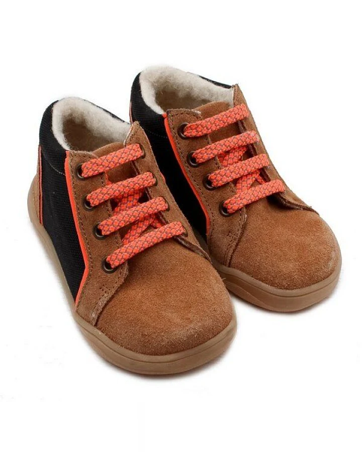 Pololo Barfuß-Membran-Halbschuh "Mario", gefüttert, zum Schnüren