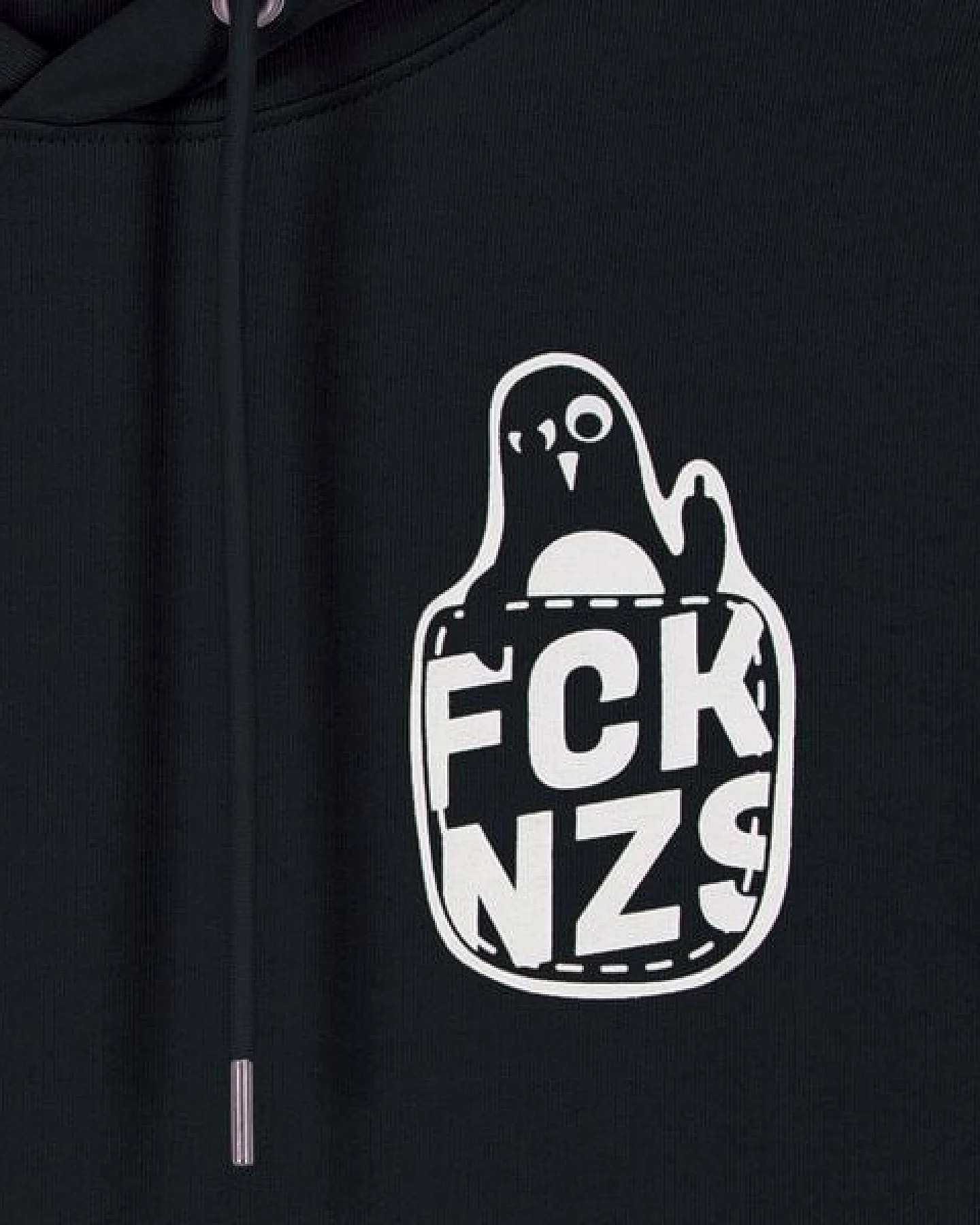 päfjes Pinguin Paul mag keine Nzs - Fair Wear Unisex Hoodie / Pulli – Ansicht 3