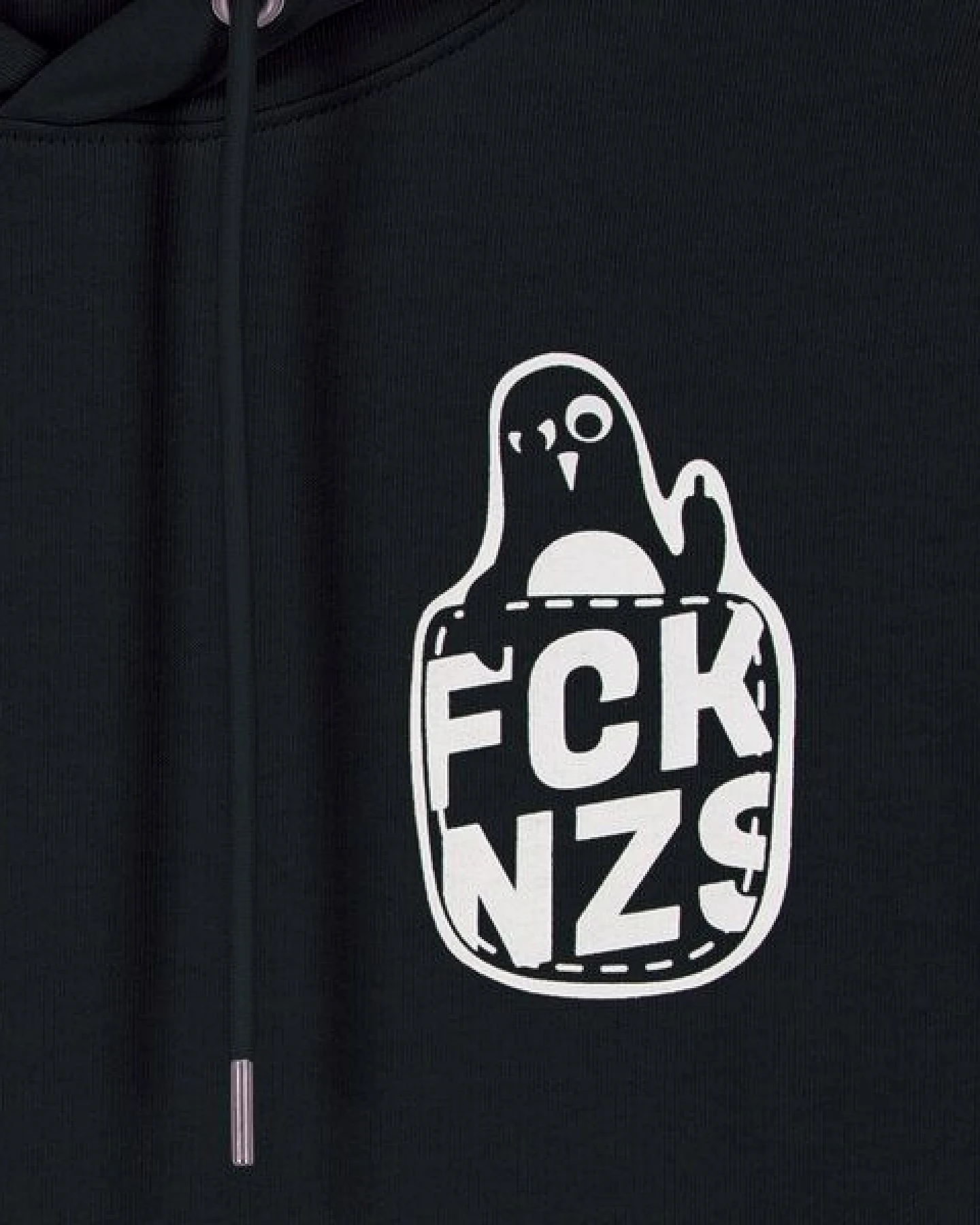 päfjes Pinguin Paul mag keine Nzs - Fair Wear Unisex Hoodie / Pulli – Ansicht 2