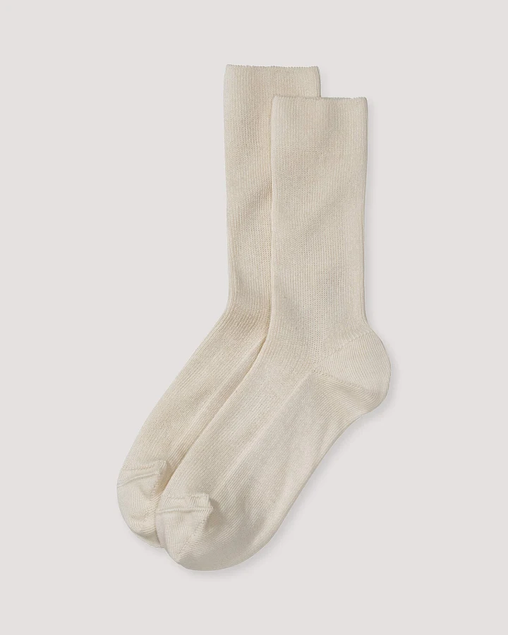 hessnatur Socken im 2er-Pack aus Bio-Baumwolle - natur - Größe 36/37
