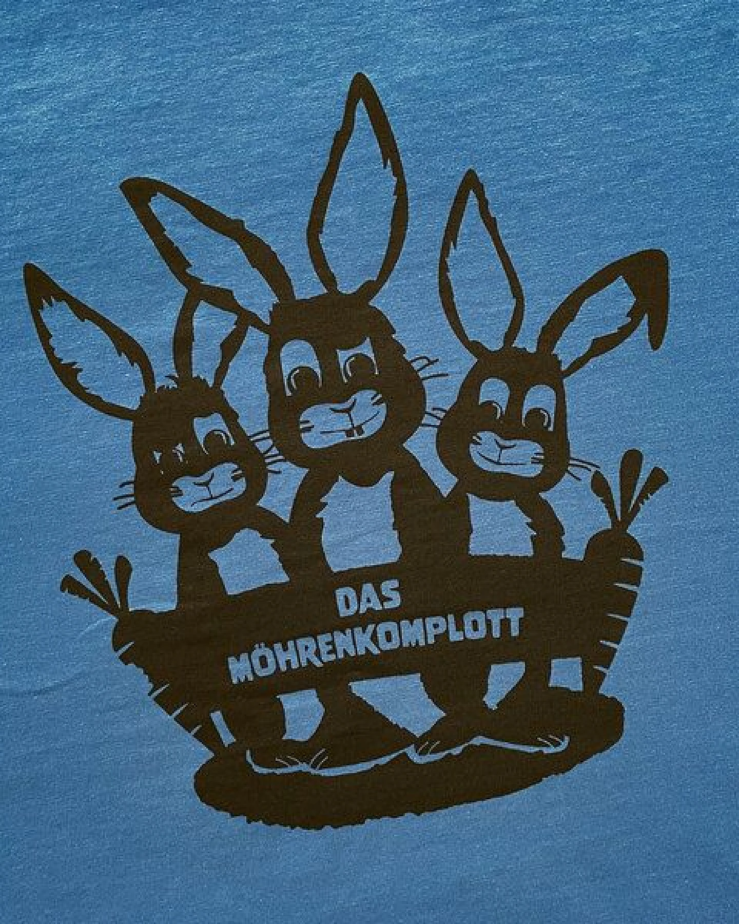 päfjes Das Hasen Möhrenkomplott - Fair Wear Männer/Unisex T-Shirt – Ansicht 2