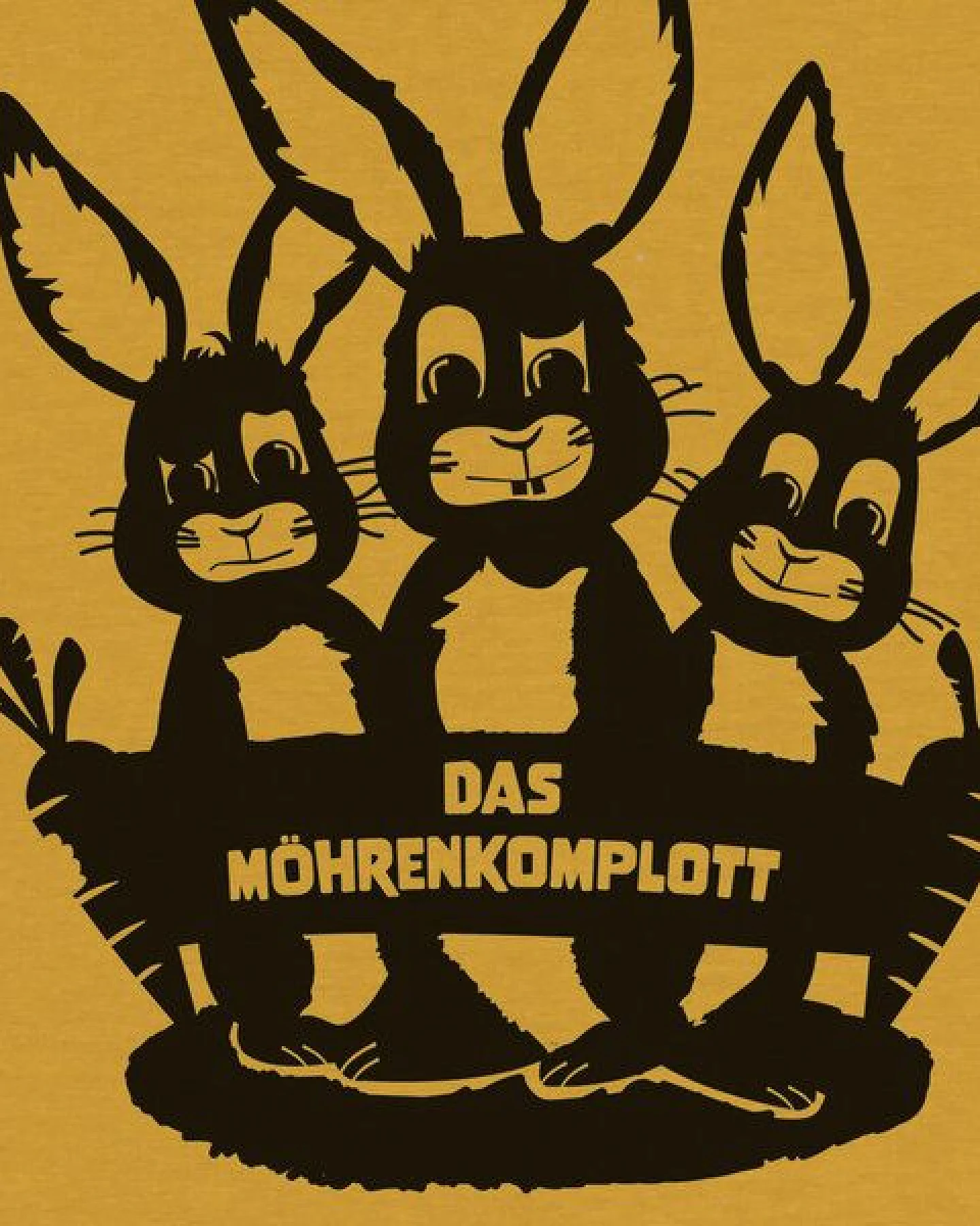 päfjes Das Hasen Möhrenkomplott - Fair Wear Männer/Unisex T-Shirt – Ansicht 3