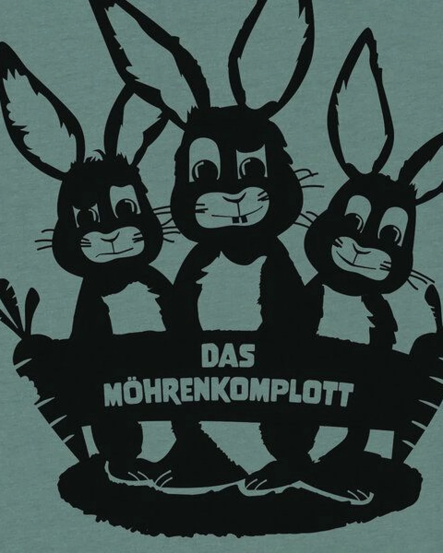 päfjes Das Hasen Möhrenkomplott - Fair Wear Männer/Unisex T-Shirt – Ansicht 3