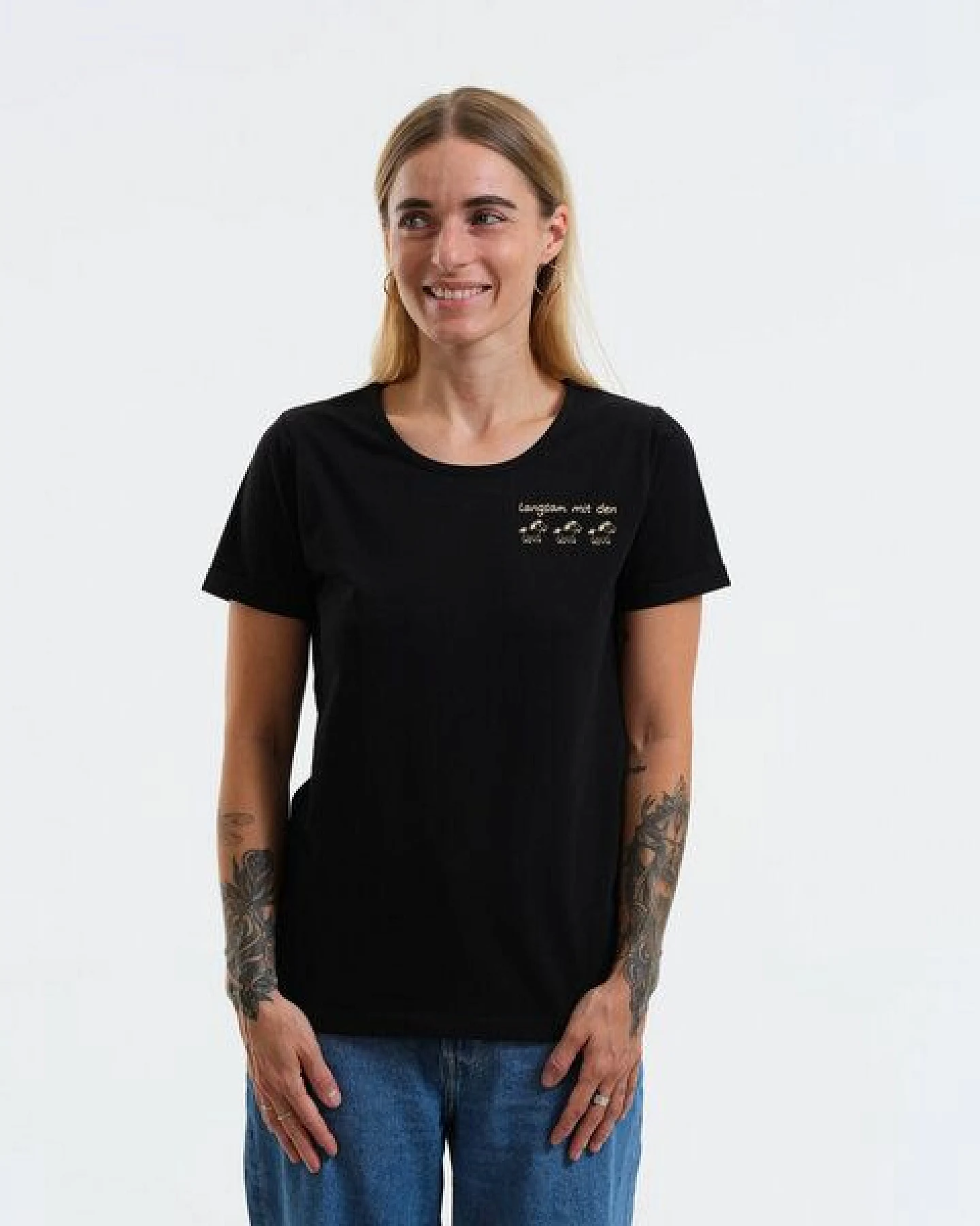 GARY MASH Shirt Taylor Langsam mit den Pferden aus Biobaumwolle – Ansicht 2
