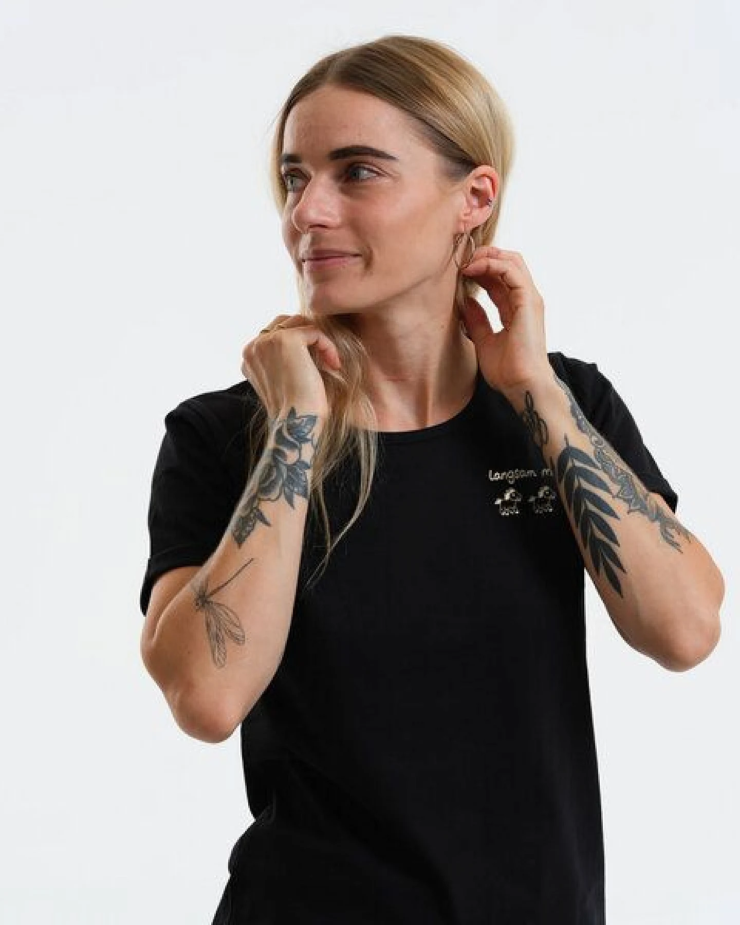 GARY MASH Shirt Taylor Langsam mit den Pferden aus Biobaumwolle – Ansicht 3