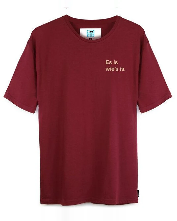 GARY MASH Shirt Es is wie's is. aus Biobaumwolle