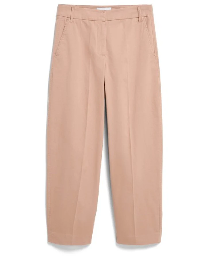 Produktseite: ARMEDANGELS - Women's Barrel Leg Twill Pant - Freizeithose Gr M beige