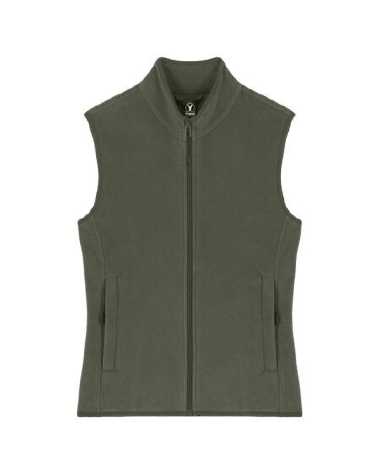 YTWOO Damen ärmellose Fleecejacke enganliegend aus 100% recyceltem Polyester – Ansicht 3