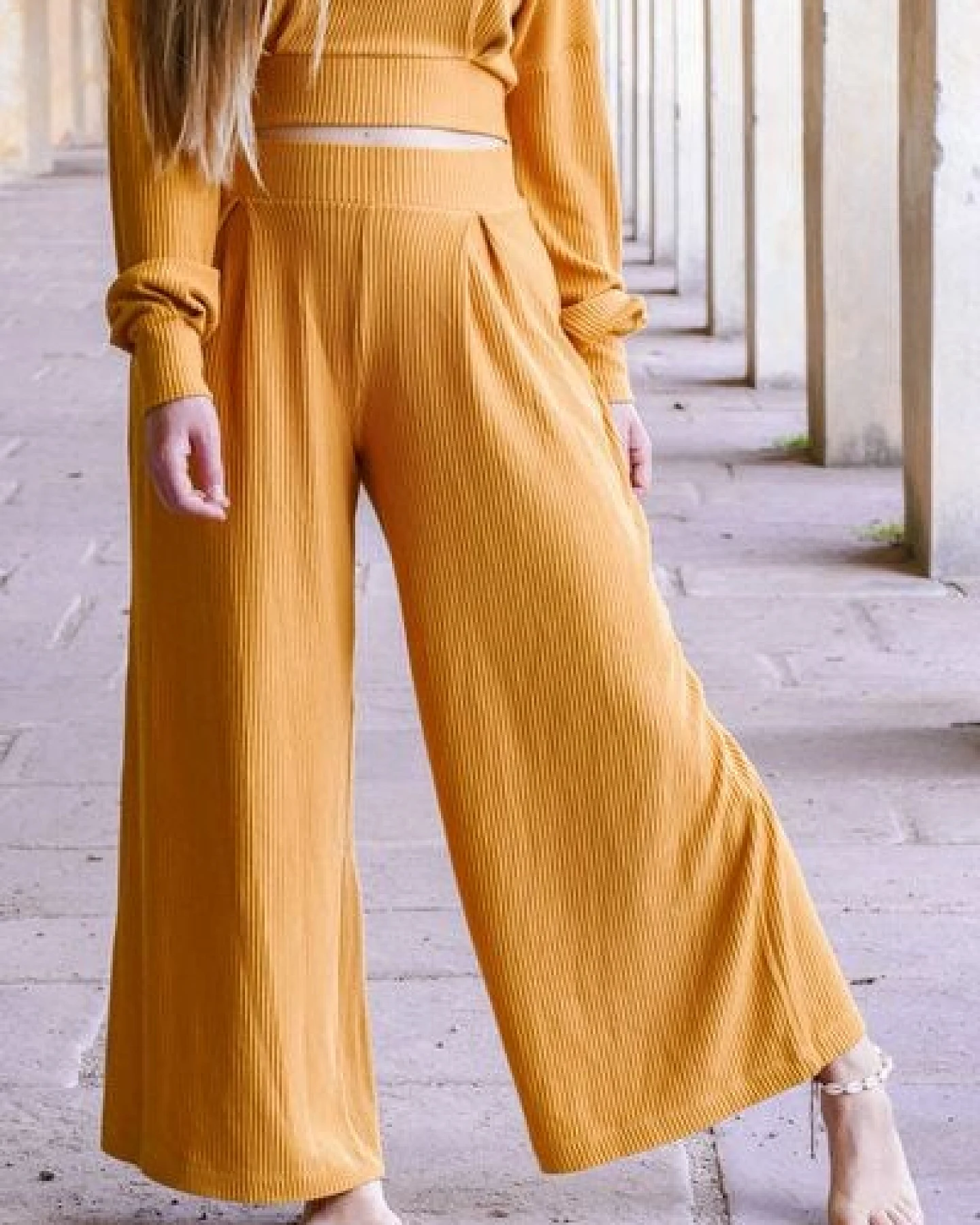 Vivien Joy Wide Leg Pants - Aila Comfy Pants – Ansicht 3