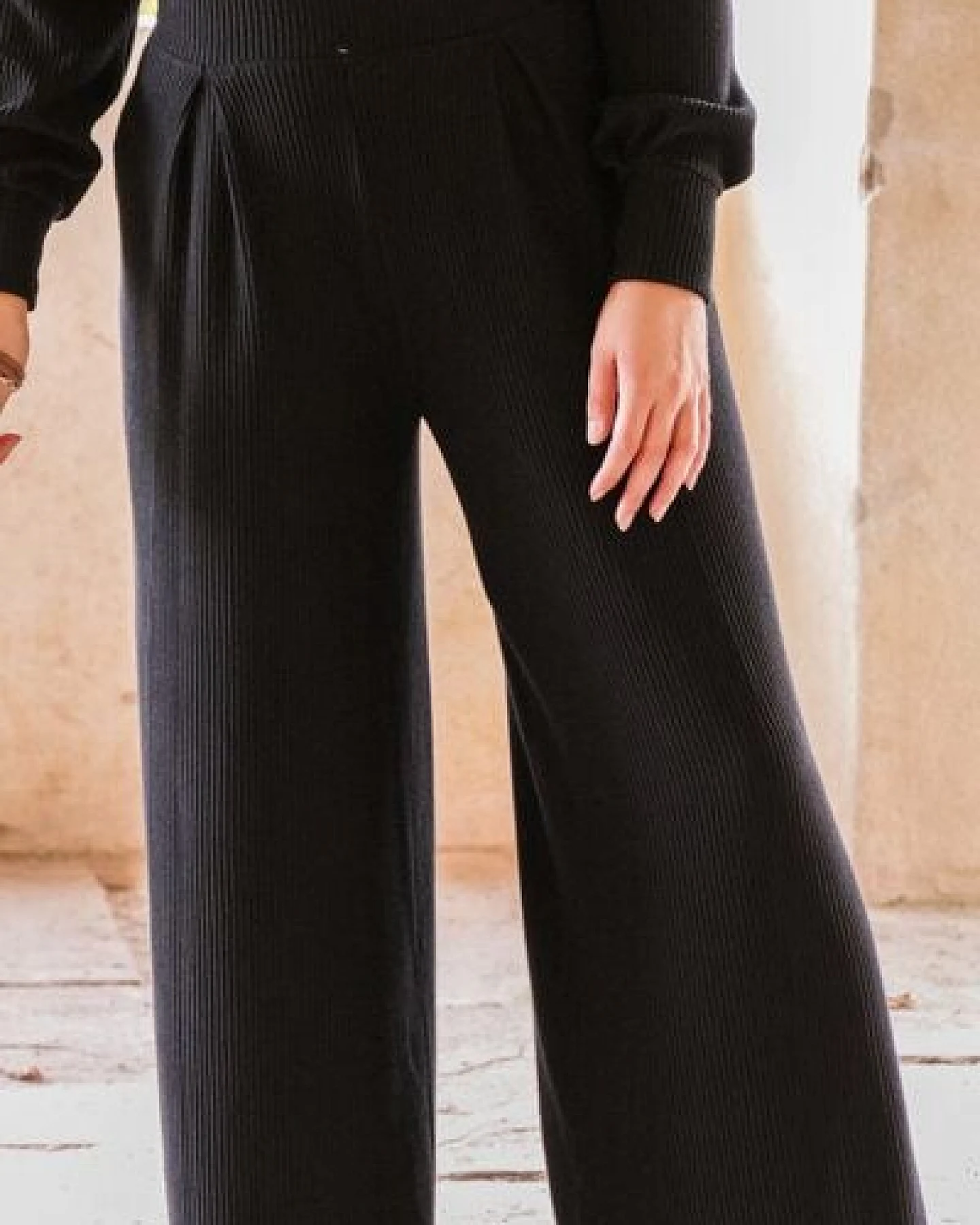Vivien Joy Wide Leg Pants - Aila Comfy Pants – Ansicht 4