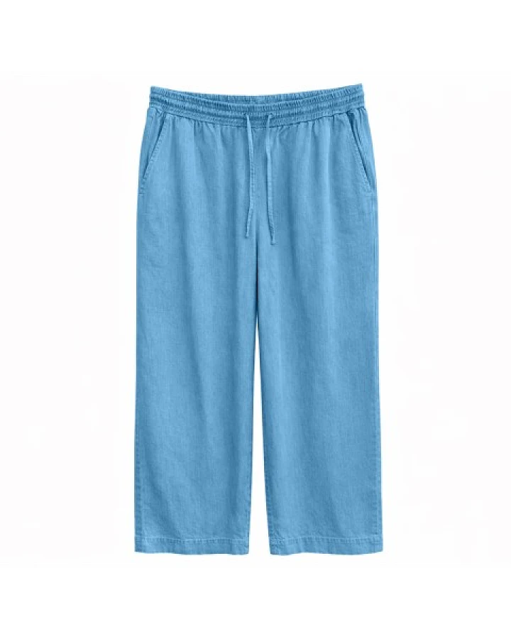 Mazine - Women's Wide Leg Tencel Elastic - Freizeithose Gr L blau