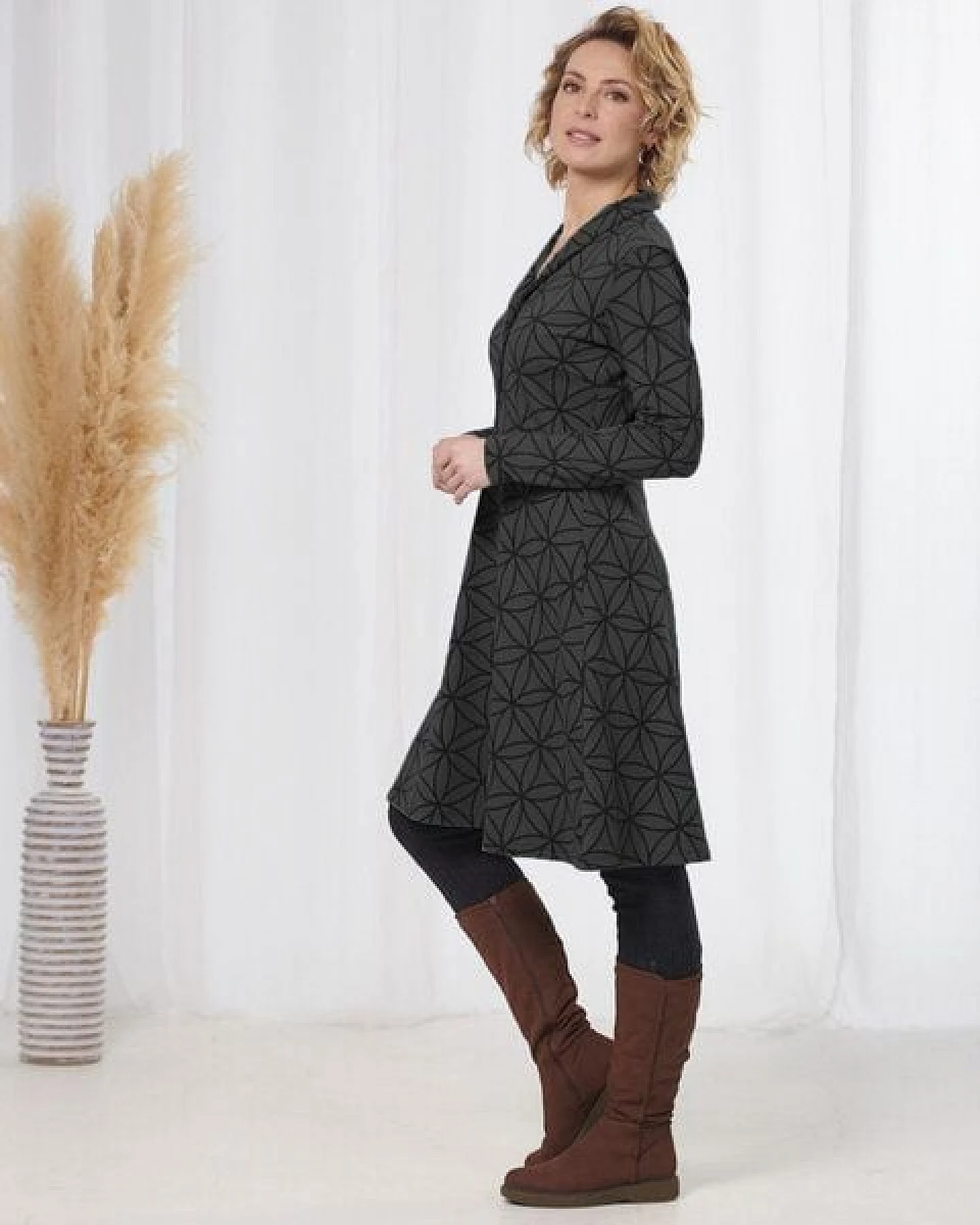 CON_STANT Kleid mit Knopfleiste 95% Baumwolle (kbA) – Ansicht 3