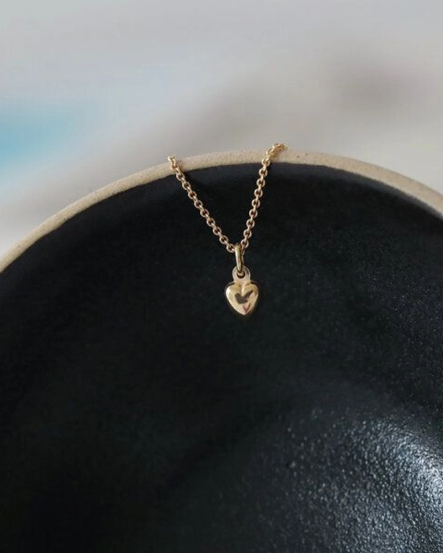 BELLYBIRD Jewellery Halskette - kleines Herz, Anhänger/ Silber/ Silber emailliert – Ansicht 2