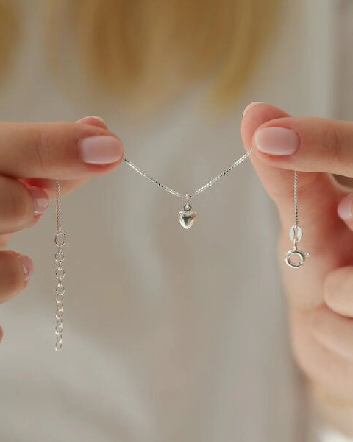 BELLYBIRD Jewellery Armband - kleines Herz, Anhänger/ Silber/ Silber emailliert/ Silber vergoldet – Ansicht 2