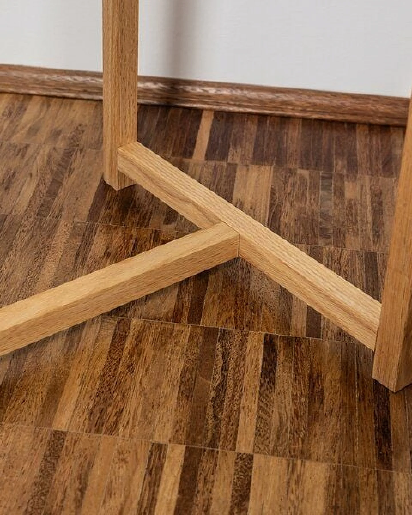 kleiderleiter_de Garderobe/ Garderobenständer ALVA aus Eiche – Ansicht 3