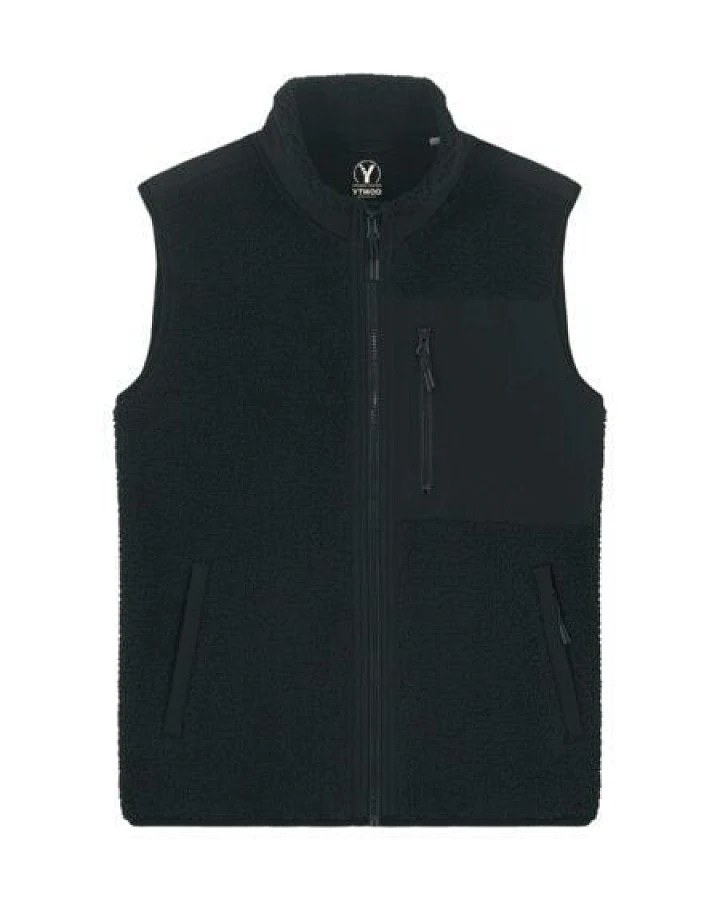 YTWOO Baisc Unisex Sherpaweste aus 100% Recyceltem Polyester
