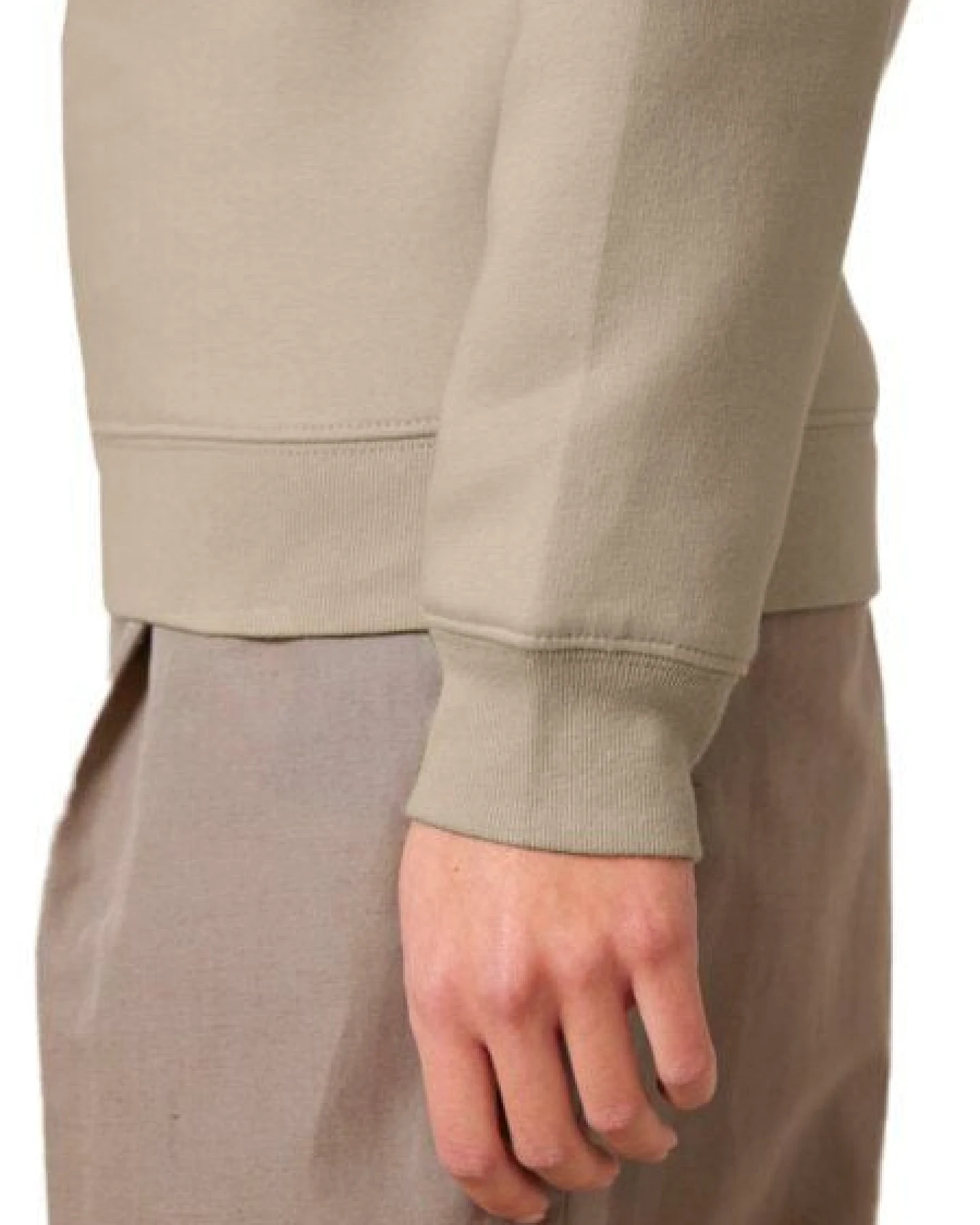 YTWOO Basic Unisex Quater-Zip-Sweatshirt Nachhaltig – Ansicht 4