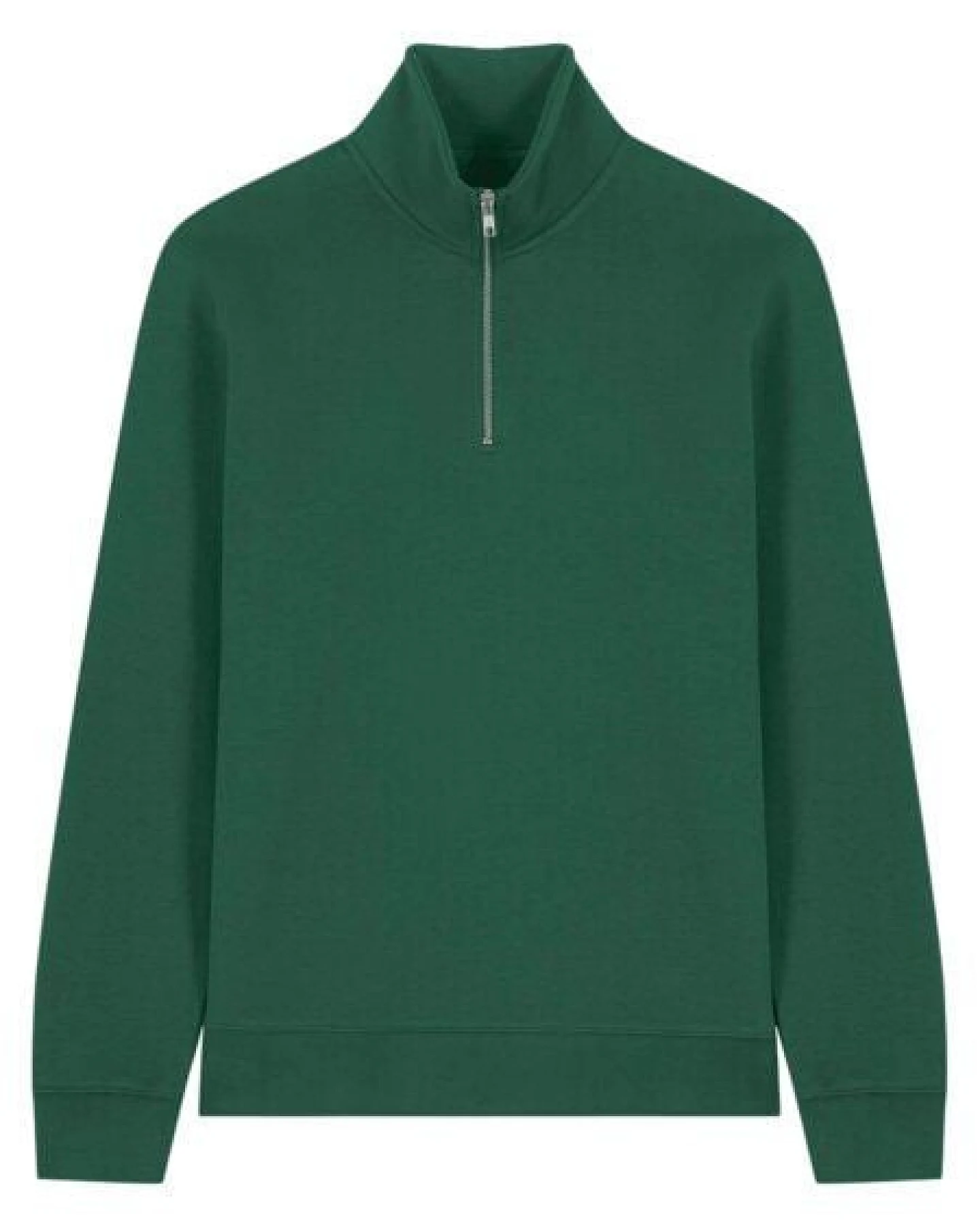YTWOO Basic Unisex Quater-Zip-Sweatshirt Nachhaltig – Ansicht 2