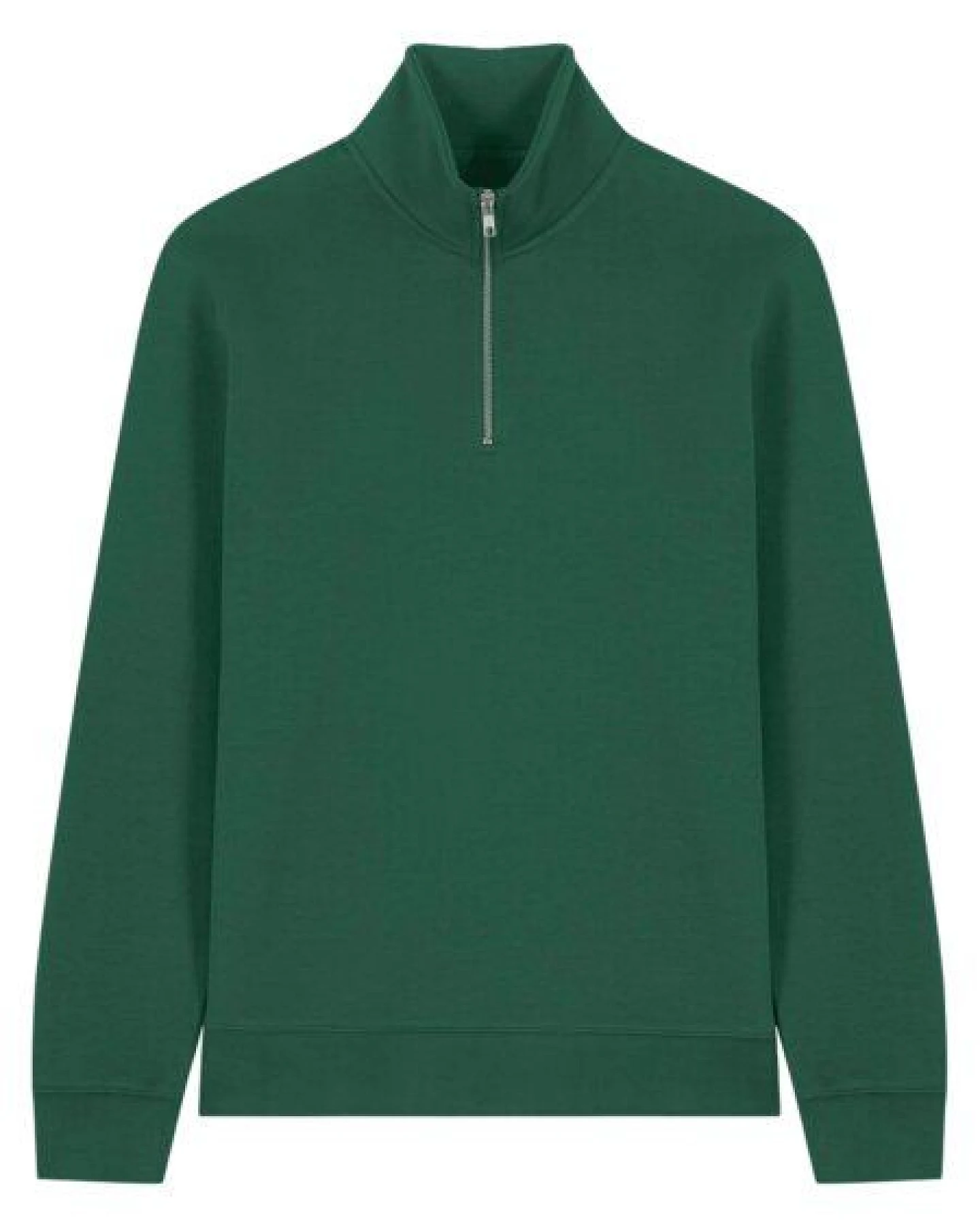 YTWOO Basic Unisex Quater-Zip-Sweatshirt Nachhaltig – Ansicht 2