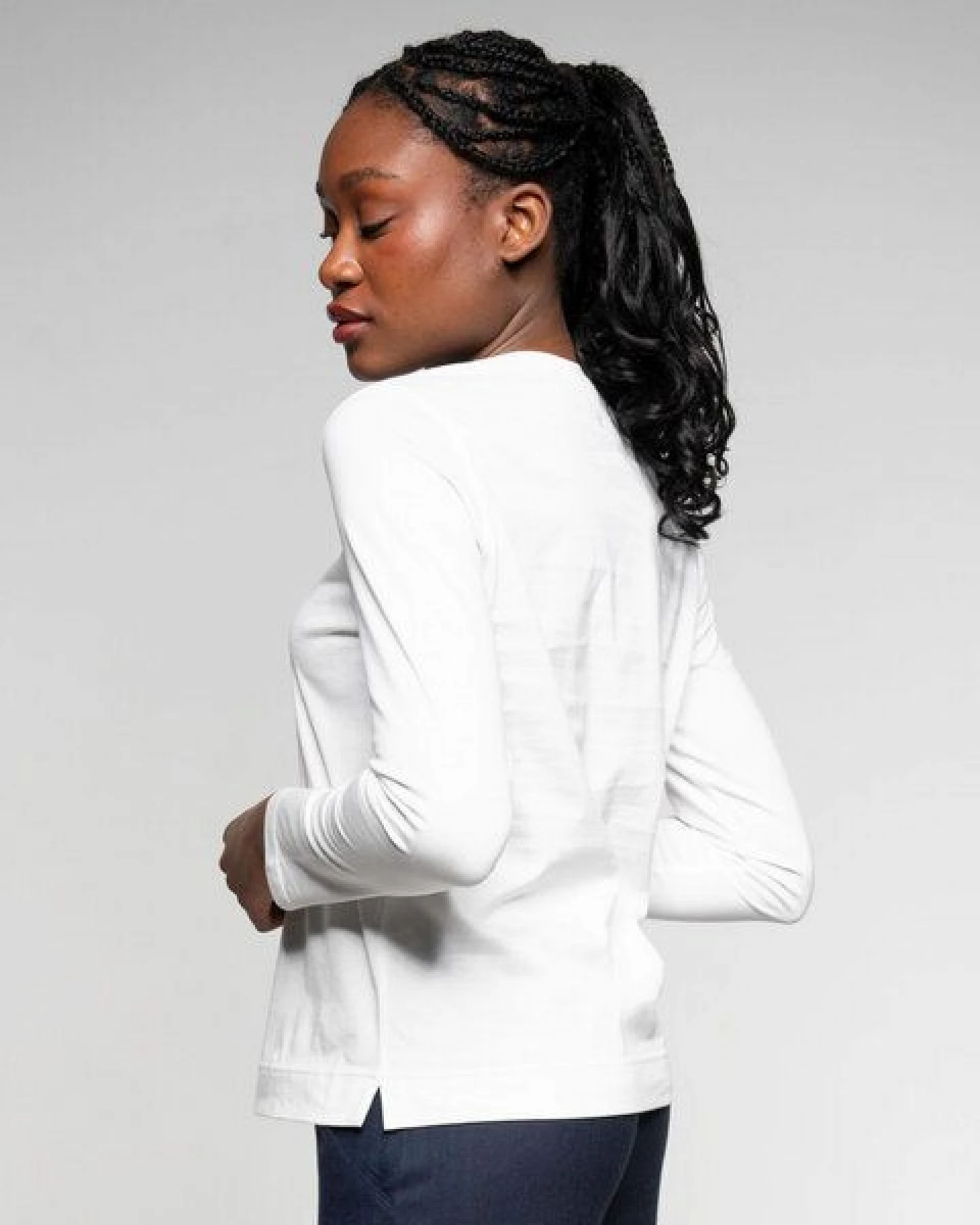 Alma & Lovis Royal Jersey Langarmshirt aus Organic Cotton – Ansicht 3