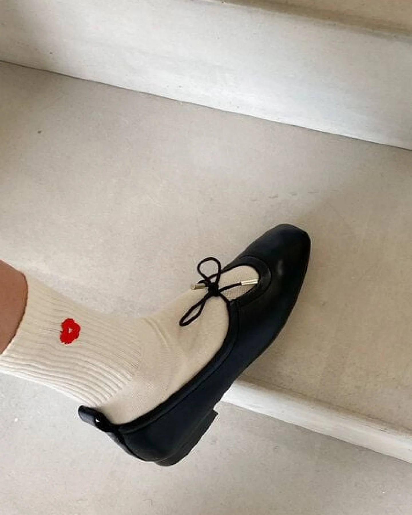 Jutelaune Red Flower Socks - GRS und OEKO-TEX Zertifizierungen – Ansicht 2