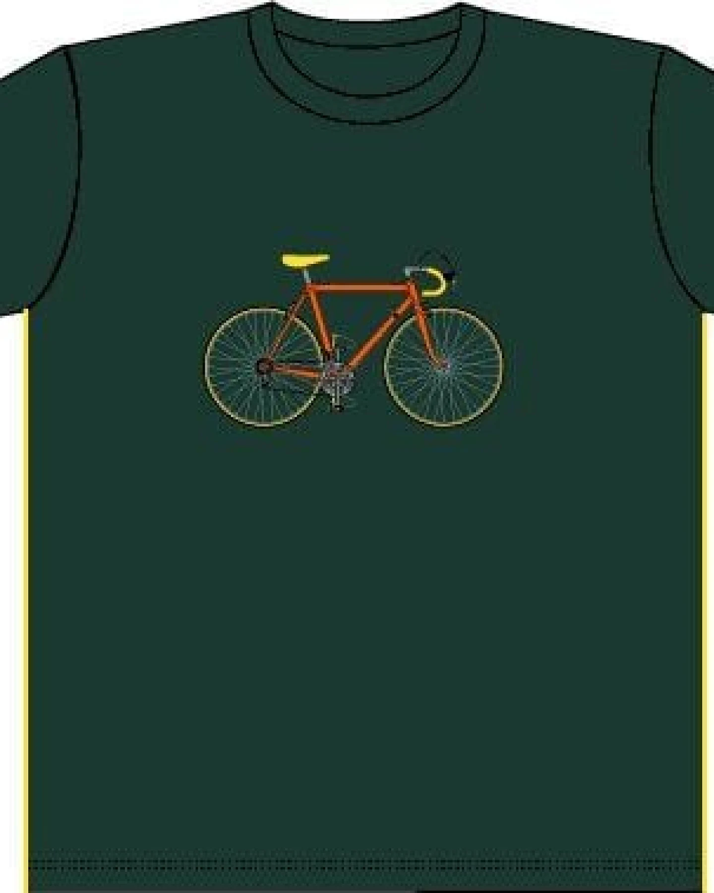 T-Shirtladen-Marktstrasse GmbH Rennrad grüngrau Boy-T-Shirt – Ansicht 4