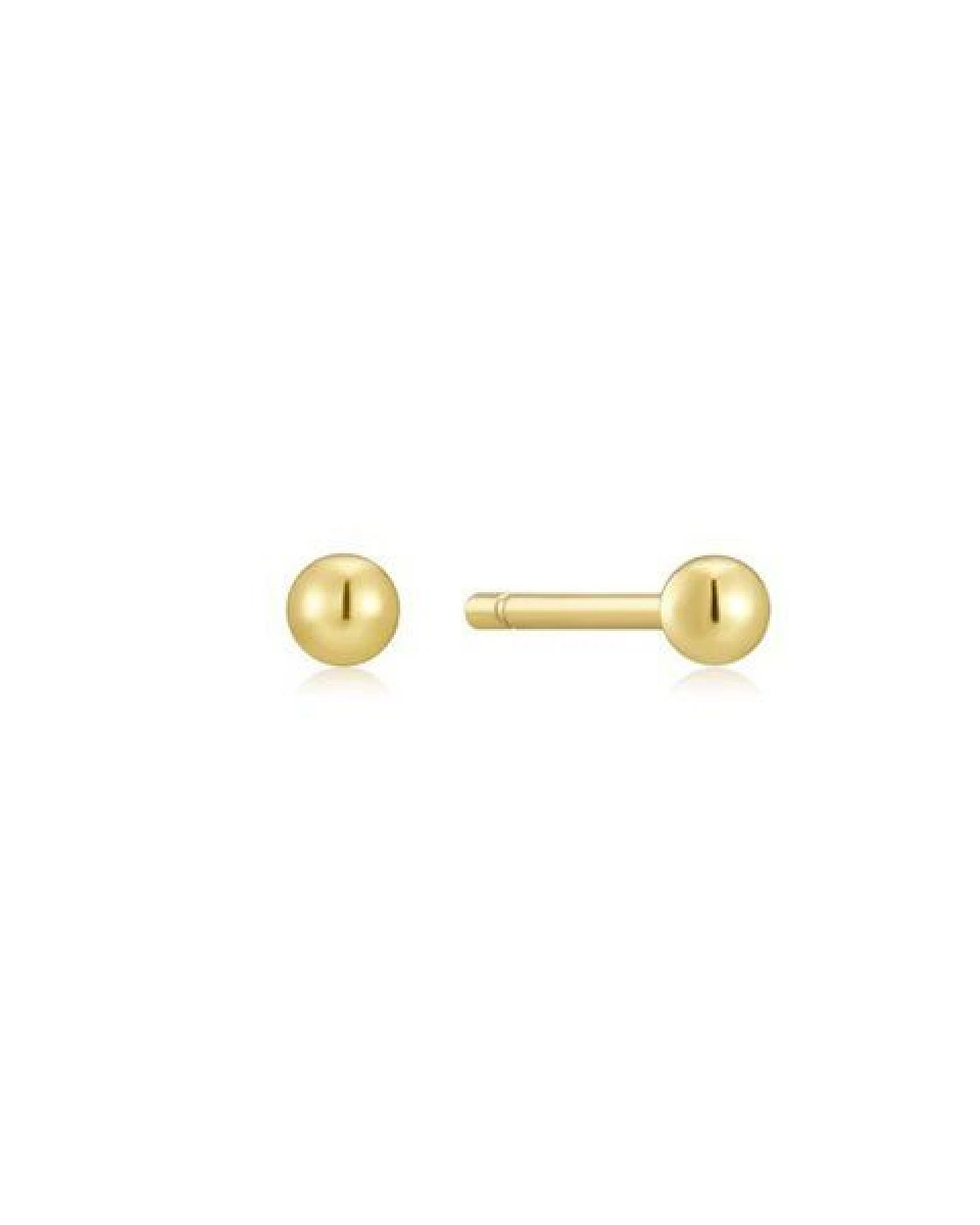 Eppi Silberne Mini Kugel Ohrringe Sphere – Ansicht 2