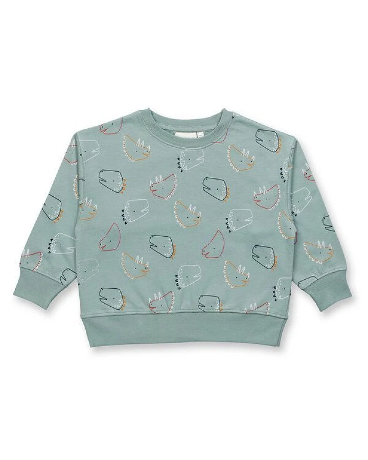sense-organics Sense Organics Kinder Sweatshirt Dino Bio Baumwolle