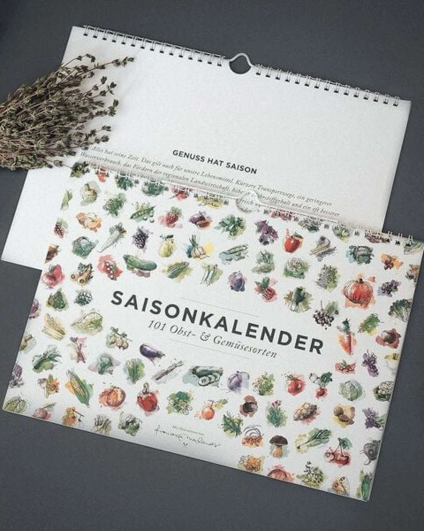 531 Rheinland Design Saisonkalender Obst & Gemüse, Ringkalender: 101 Sorten – Ansicht 2