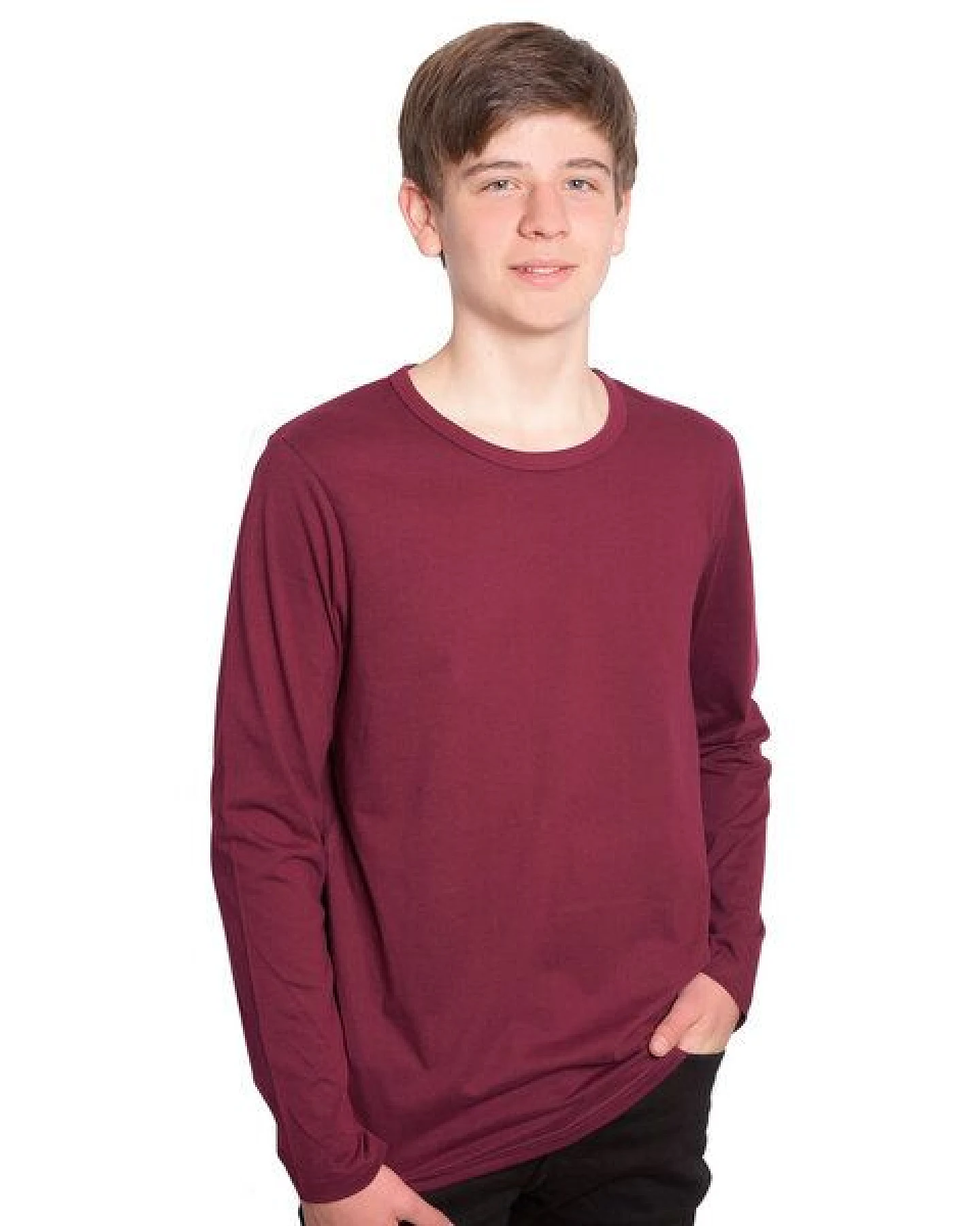 HANDGEDRUCKT "Rhinoskateros" Männer Longsleeve – Ansicht 2