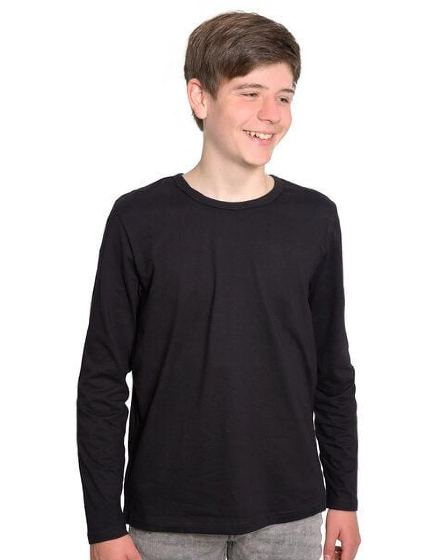 HANDGEDRUCKT "Rhinoskateros" Männer Longsleeve – Ansicht 2