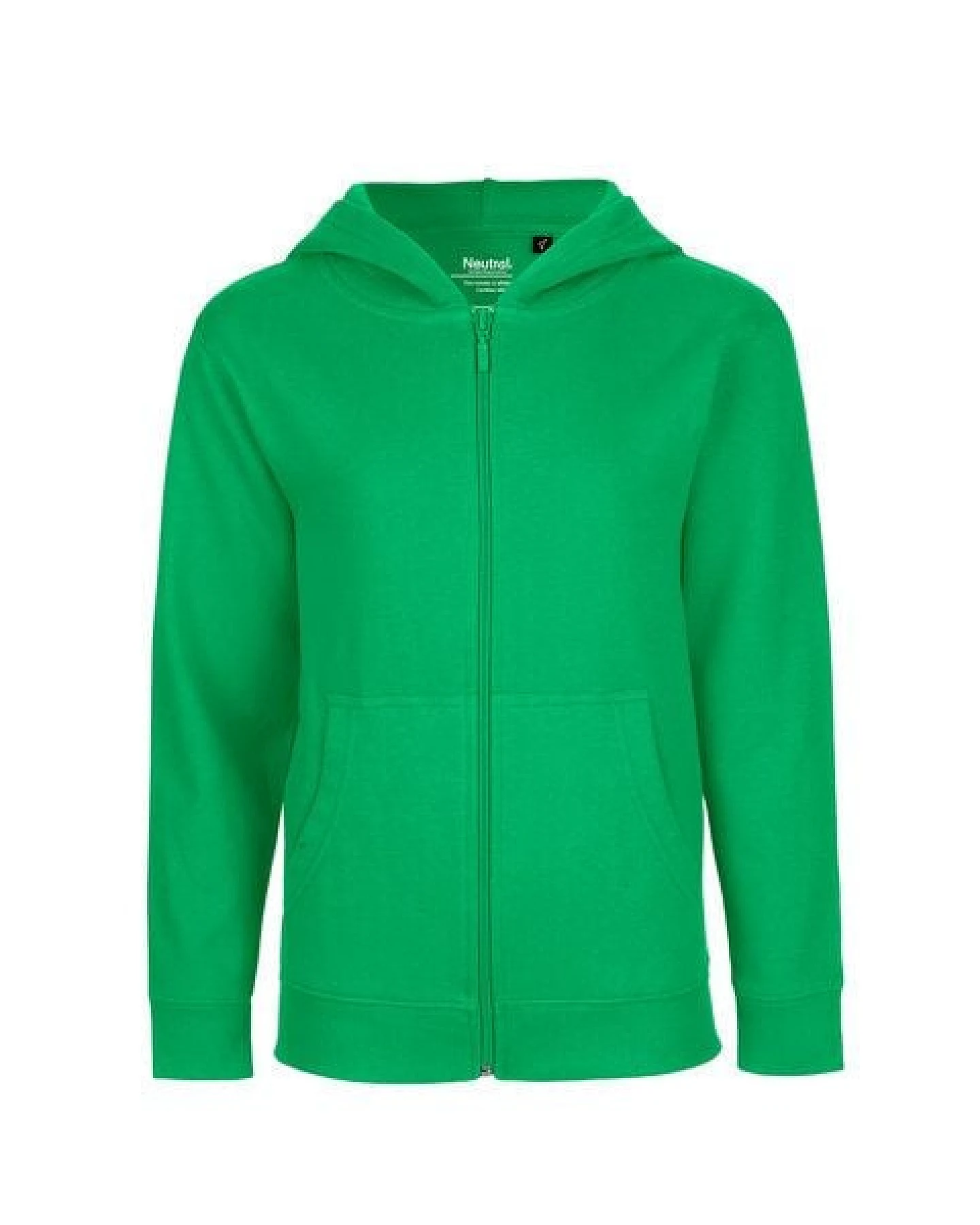 HANDGEDRUCKT Unisex Kinder Zip Up Hoody "Rhinoskateros" – Ansicht 2