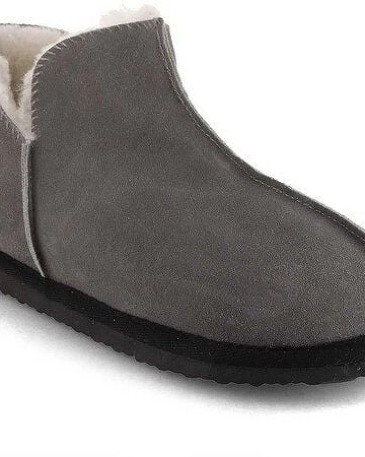 Lammbock® Lammfell Hausschuhe Stiefel Shearlock mit Outdoorsoohle