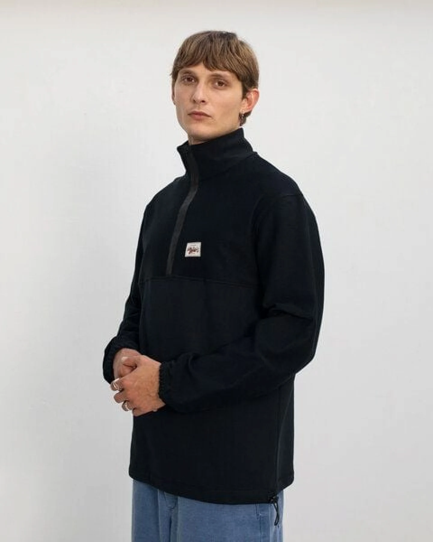 Rotholz Divided Sweatshirt aus Bio Baumwolle – Ansicht 3