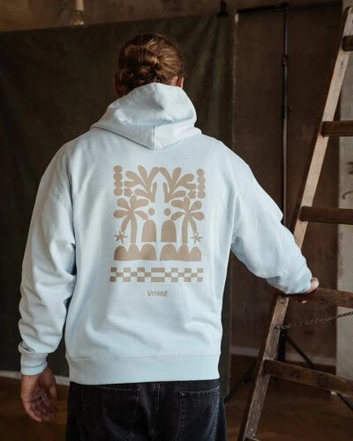 Kultgut Artdesign- Biofair- Vintagelook Kapuzenpullover / Voyage