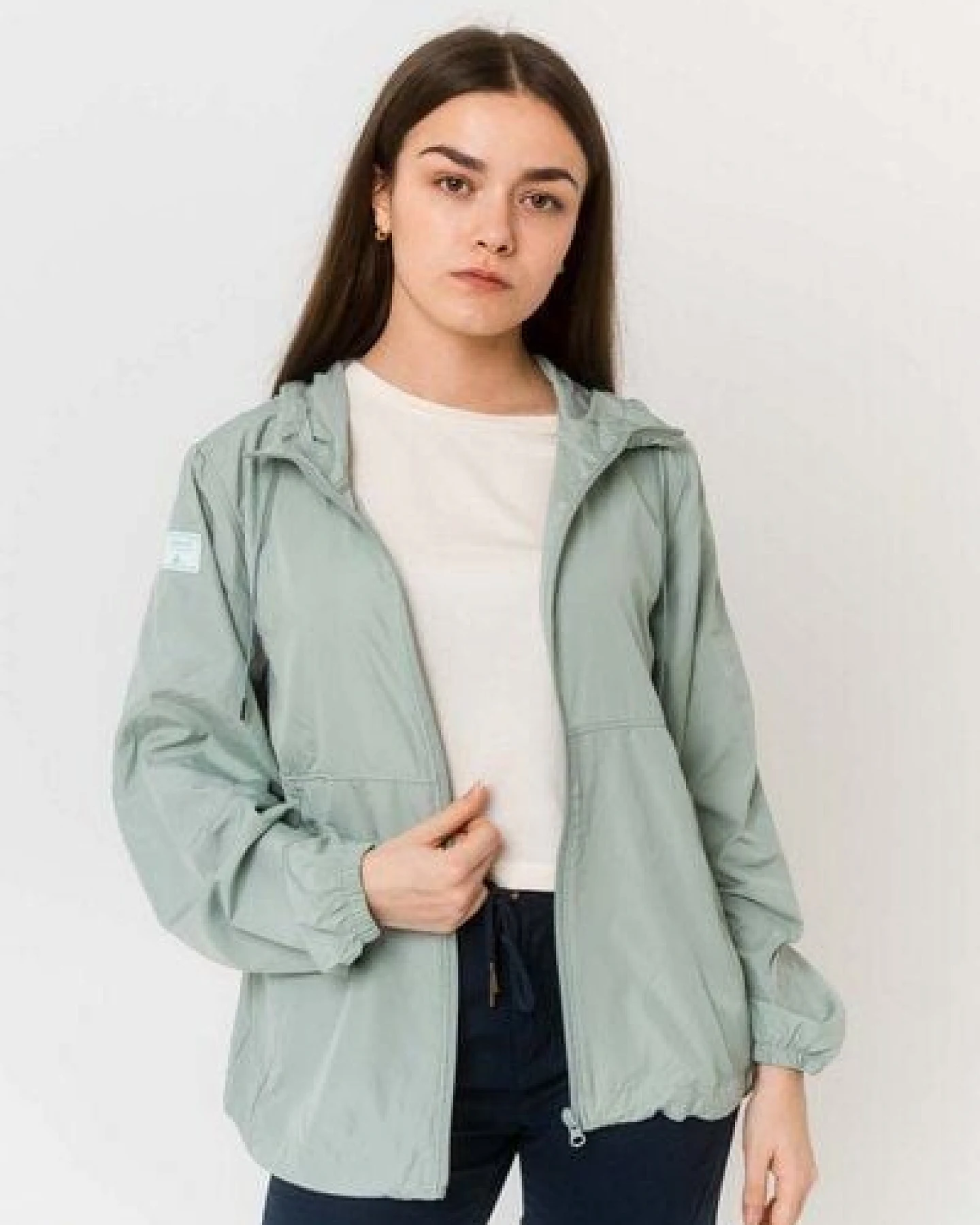 Greener Aerides leichte Windjacke mit Kapuze aus recyceltem Material – Ansicht 4